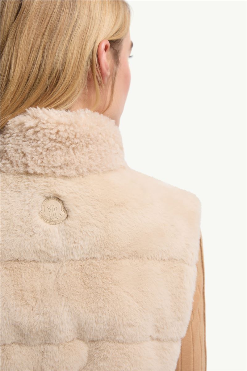 JOUI TEDDY DOWN GILET-MONCLER-Verso