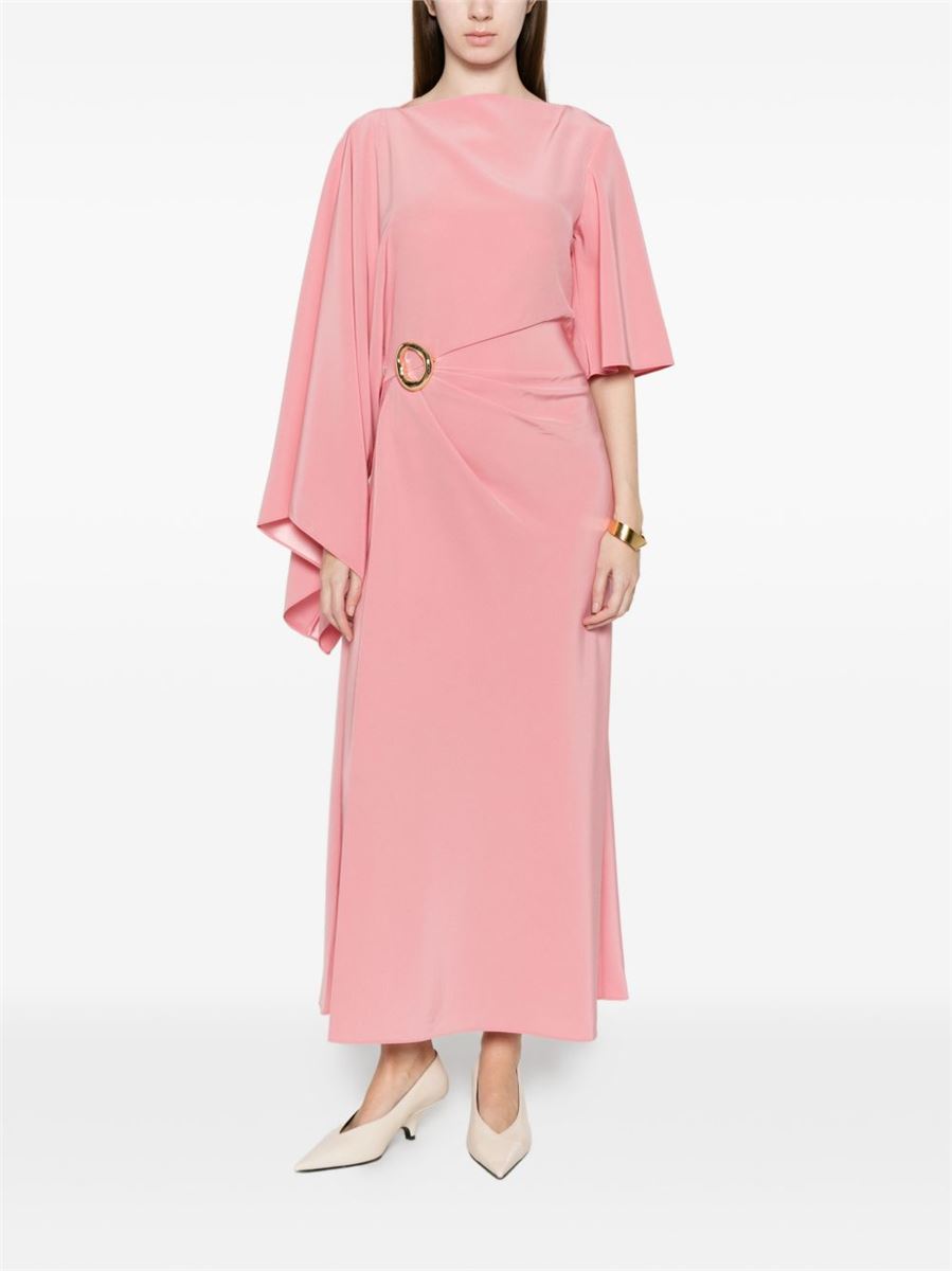 Joya satin twill dress-JOSEPH-Verso