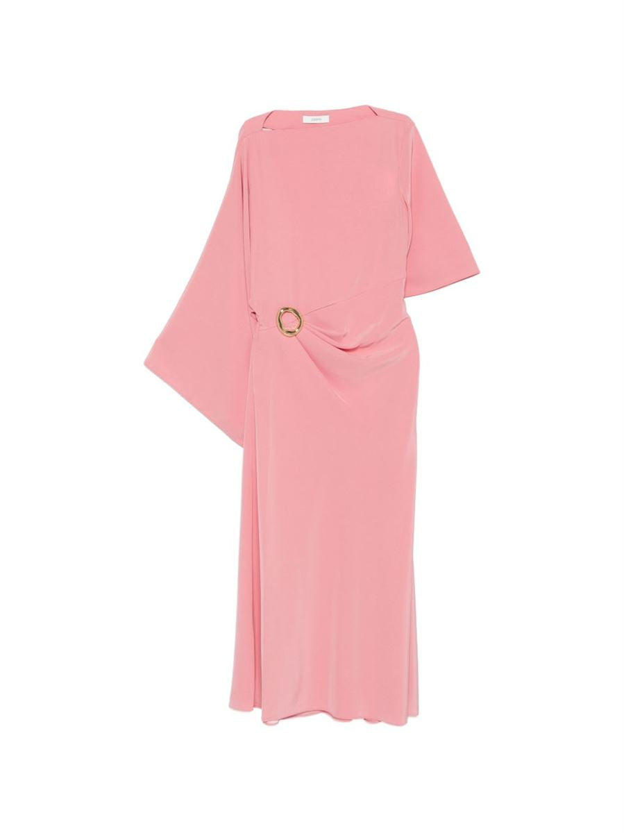 Joya satin twill dress-JOSEPH-Verso