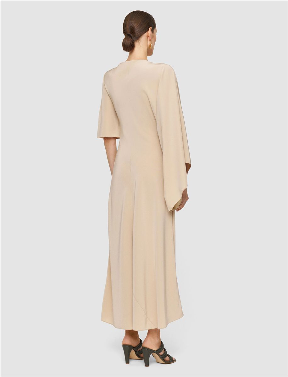 Joya satin twill dress-JOSEPH-Verso