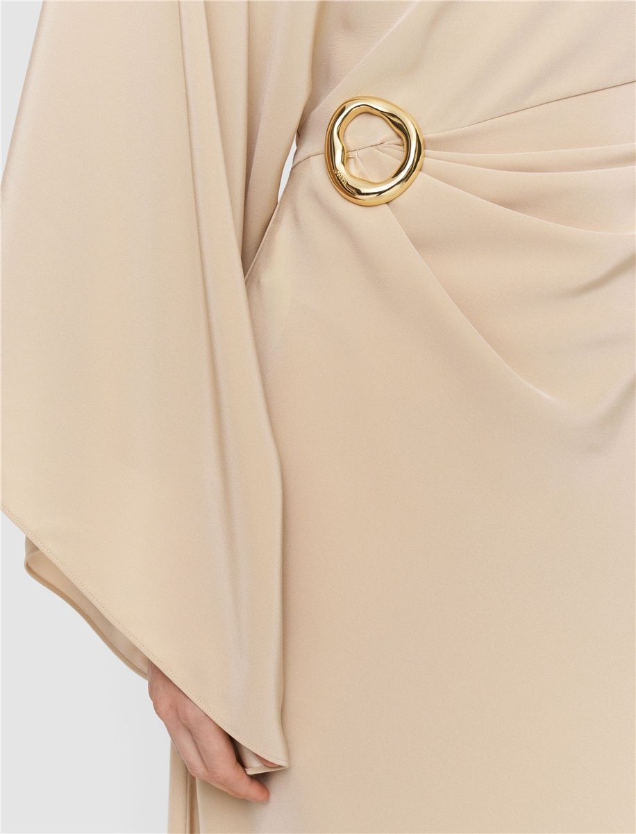Joya satin twill dress-JOSEPH-Verso
