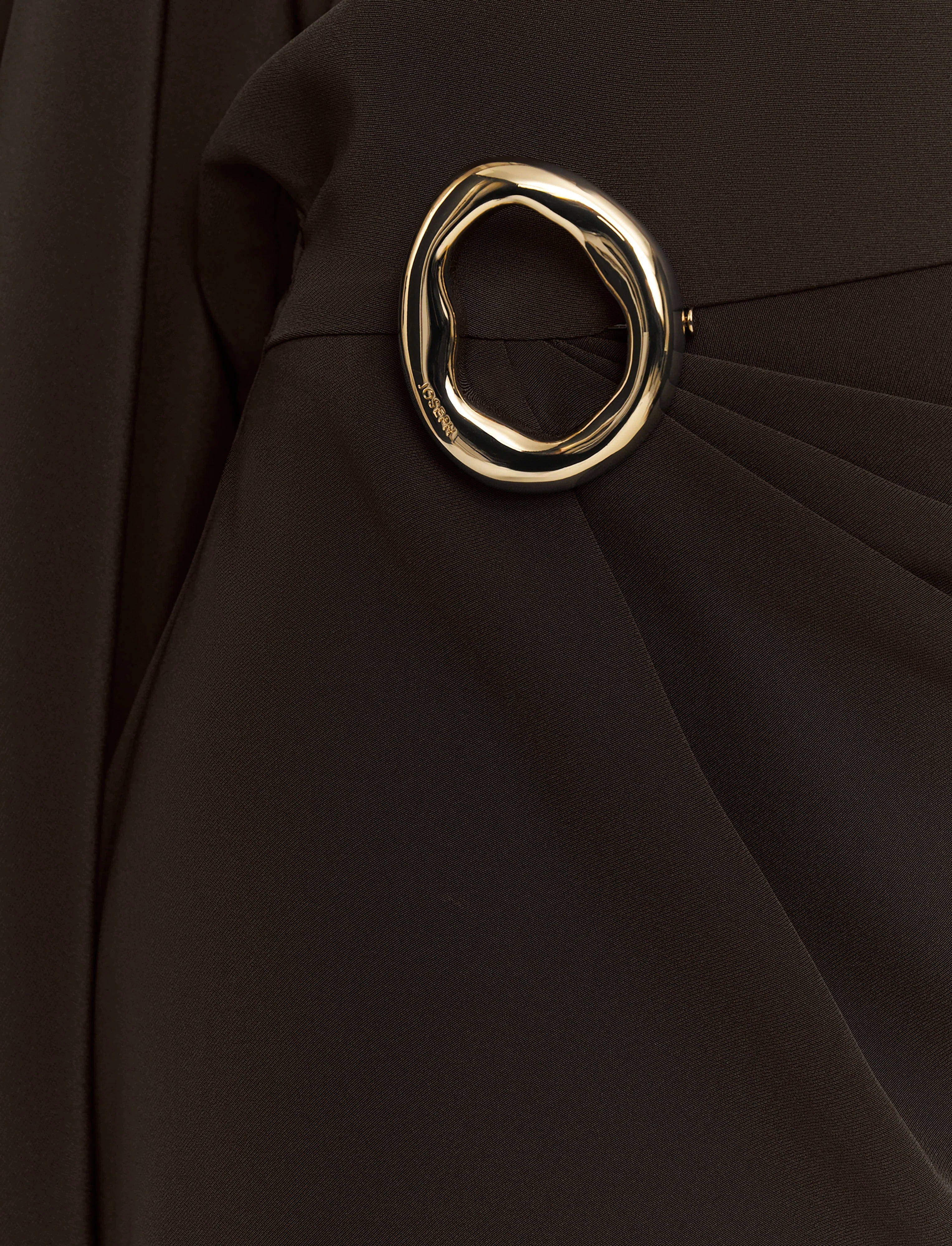 Joya Satin Twill Dress-JOSEPH-Verso