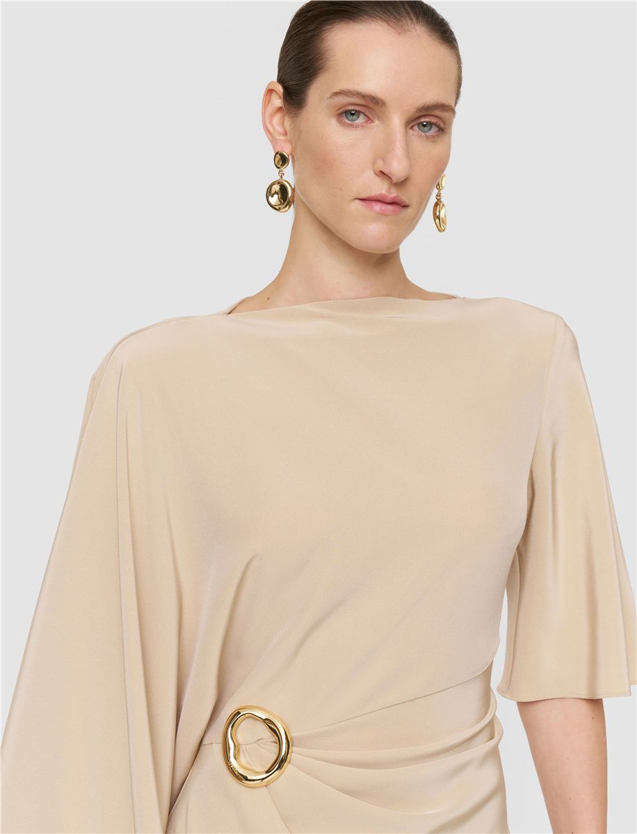 Joya satin twill dress-JOSEPH-Verso