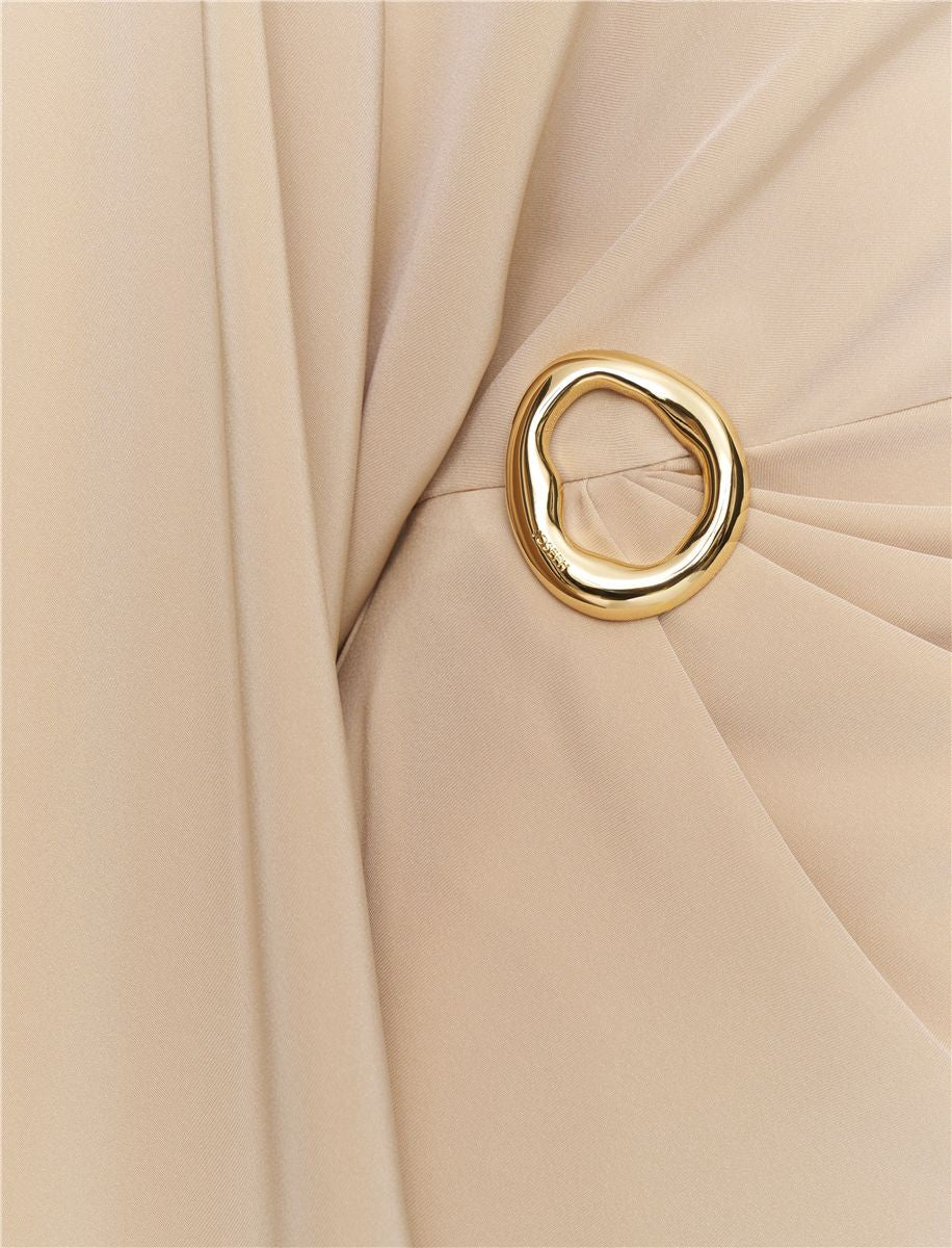 Joya satin twill dress-JOSEPH-Verso