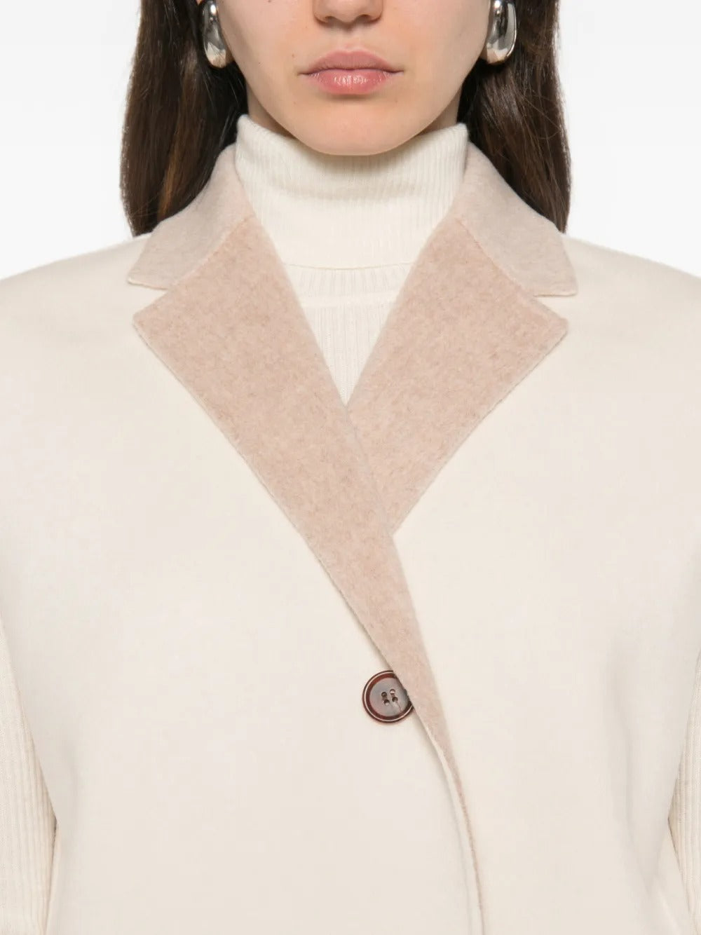 Julie two-tone sleeveless reversible gilet-ALICIA AUDREY-Verso