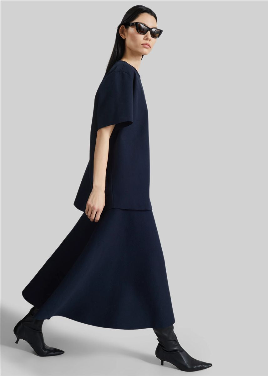 July Knit Midi Skirt-THE FRANKIE SHOP-Verso