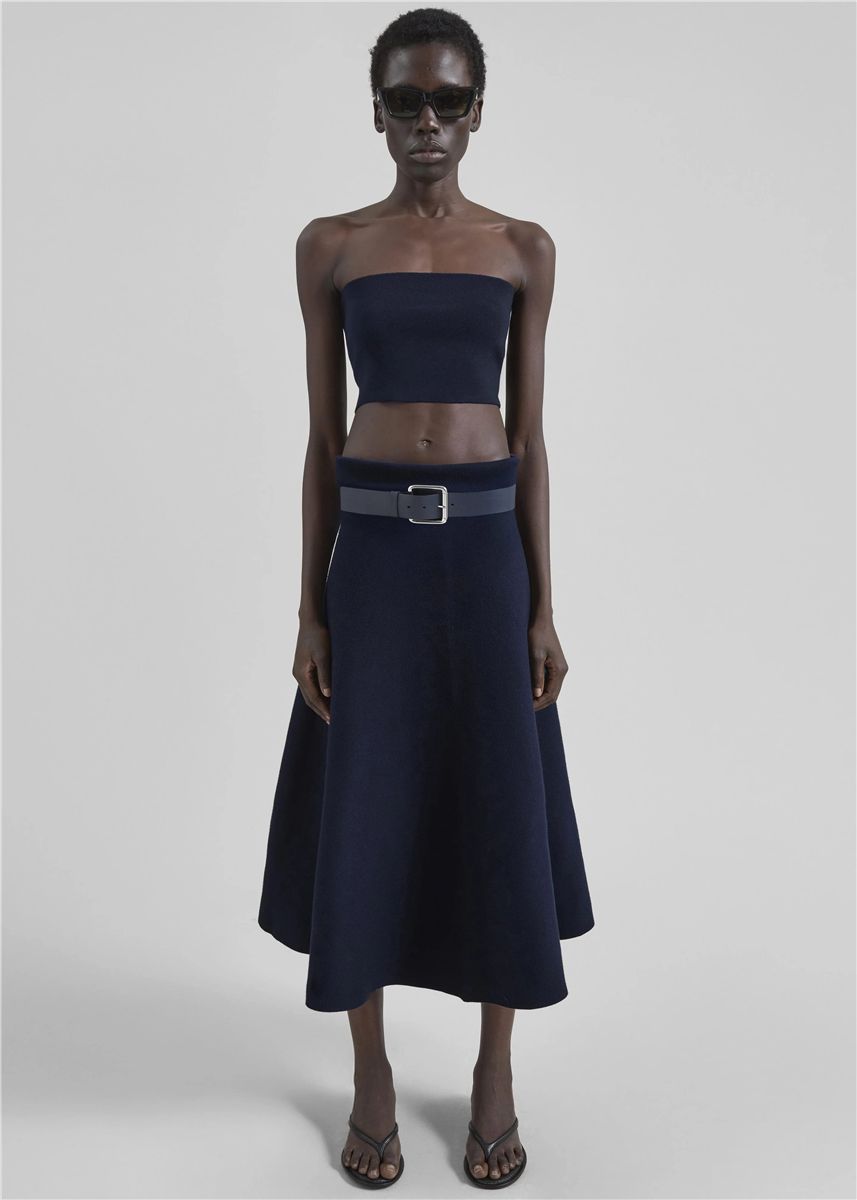 July Knit Midi Skirt-THE FRANKIE SHOP-Verso