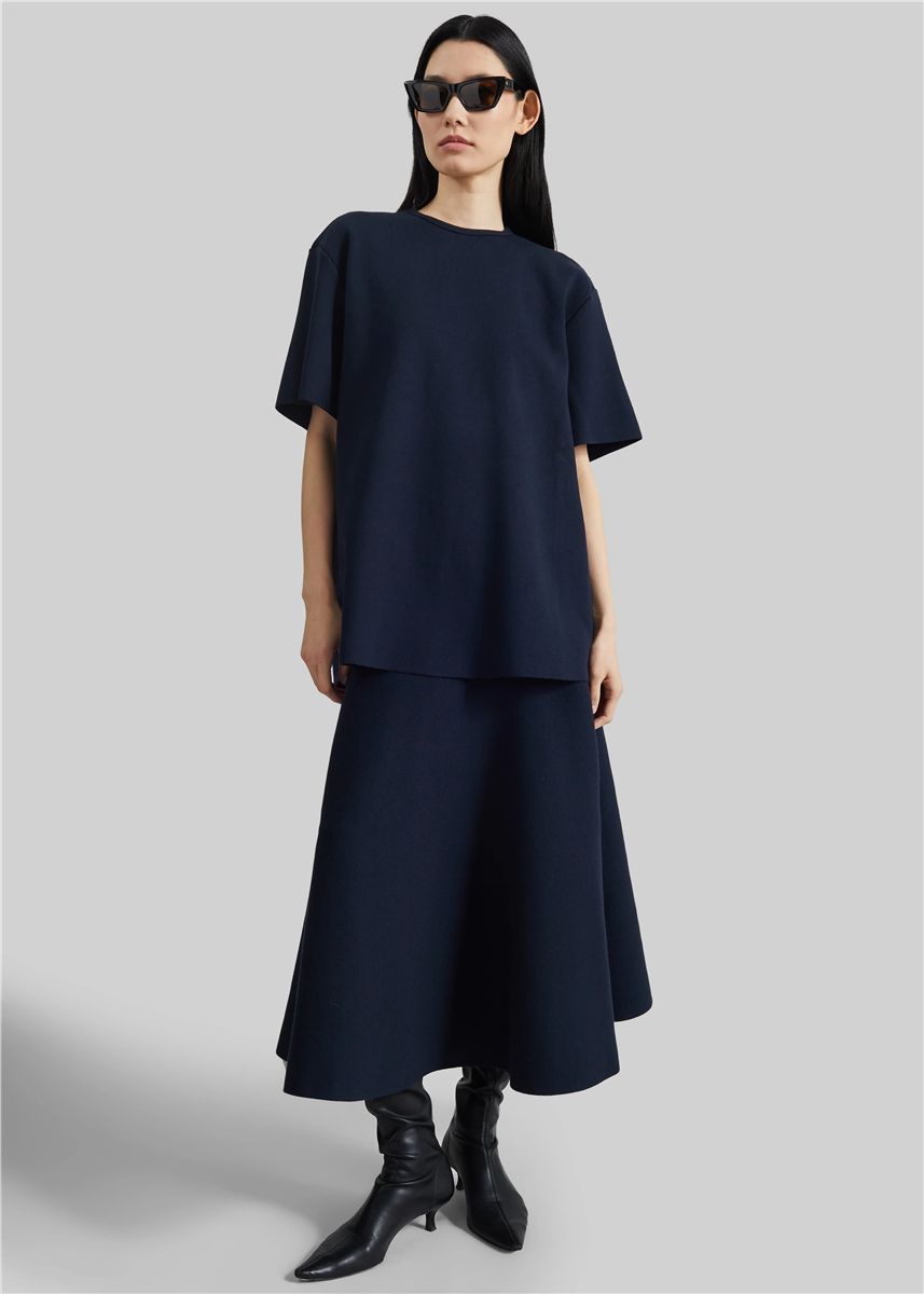 July Knit Midi Skirt-THE FRANKIE SHOP-Verso