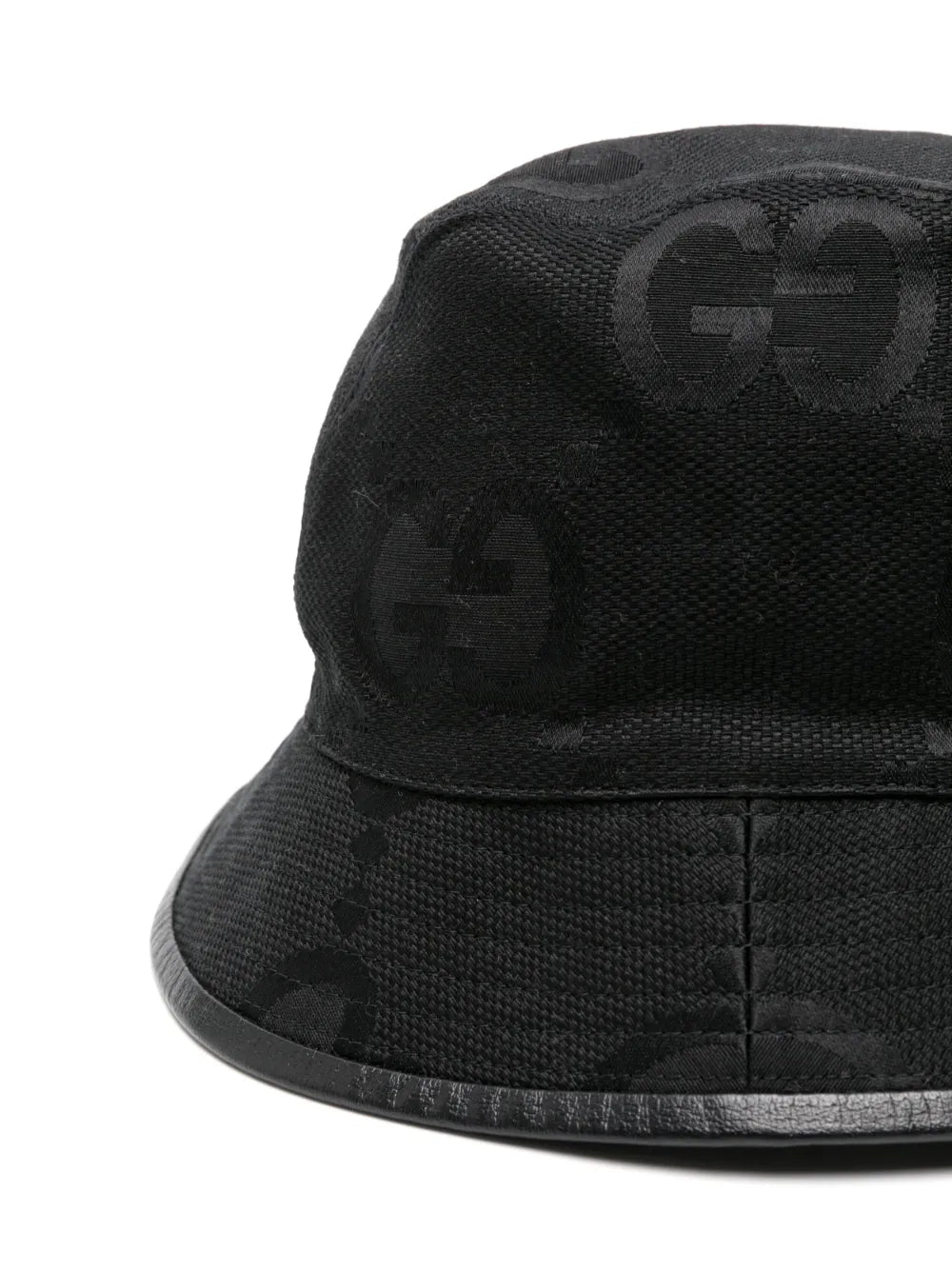 Jumbo GG Canvas Bucket Hat-GUCCI-Verso