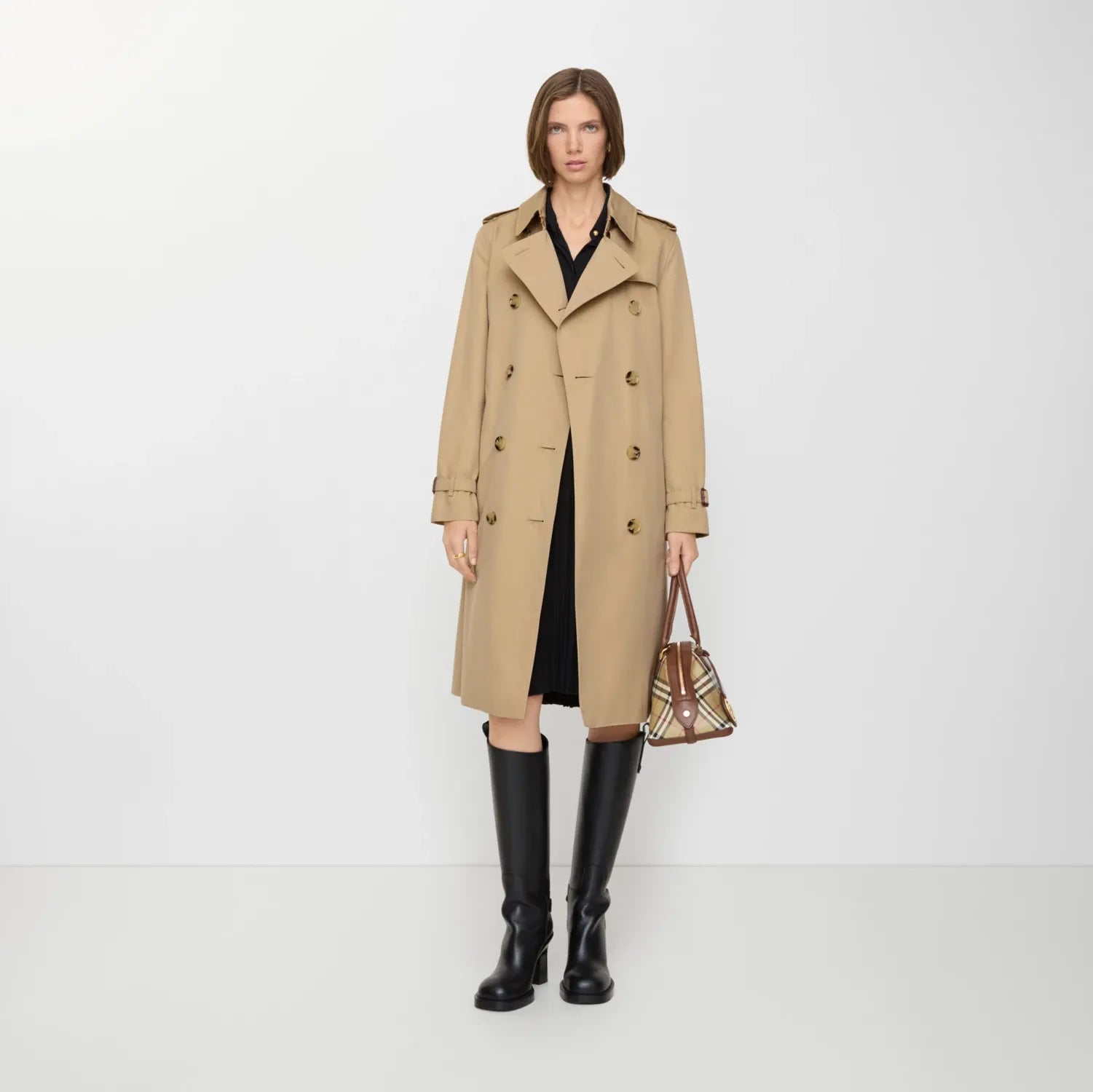 Kensington belted double-breasted trench coat-BURBERRY-Verso