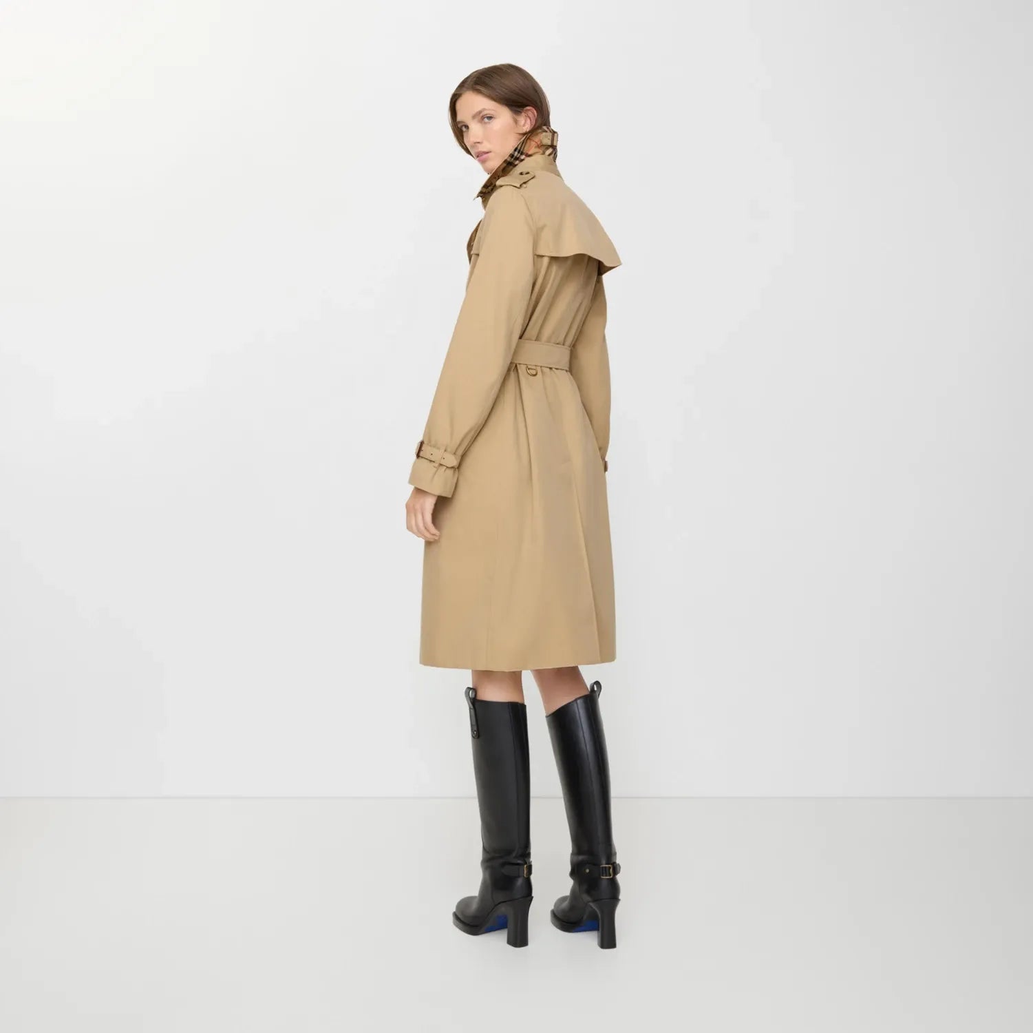 Kensington belted double-breasted trench coat-BURBERRY-Verso