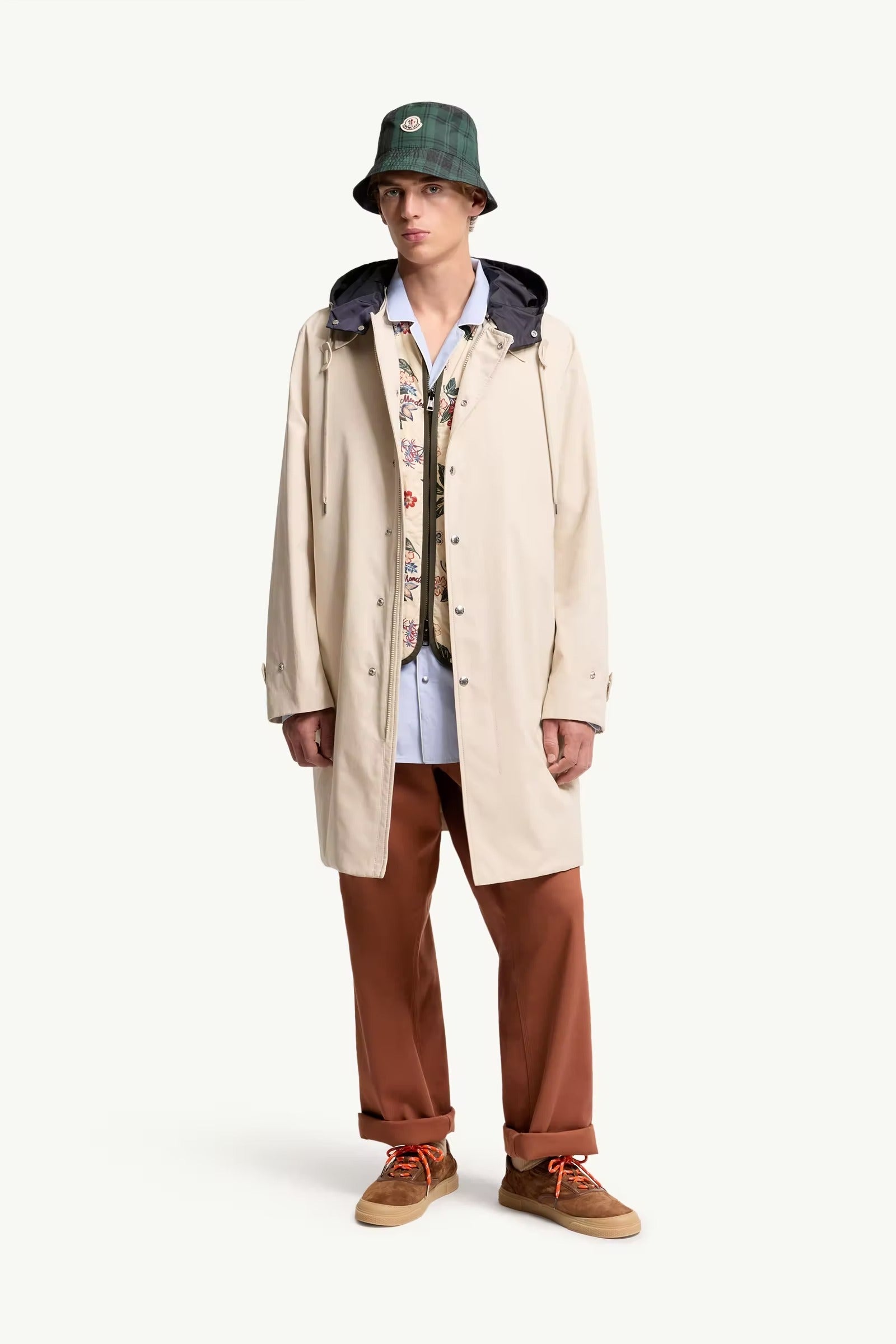 Kervoyal Hooded Long Down Parka Jacket-MONCLER-Verso