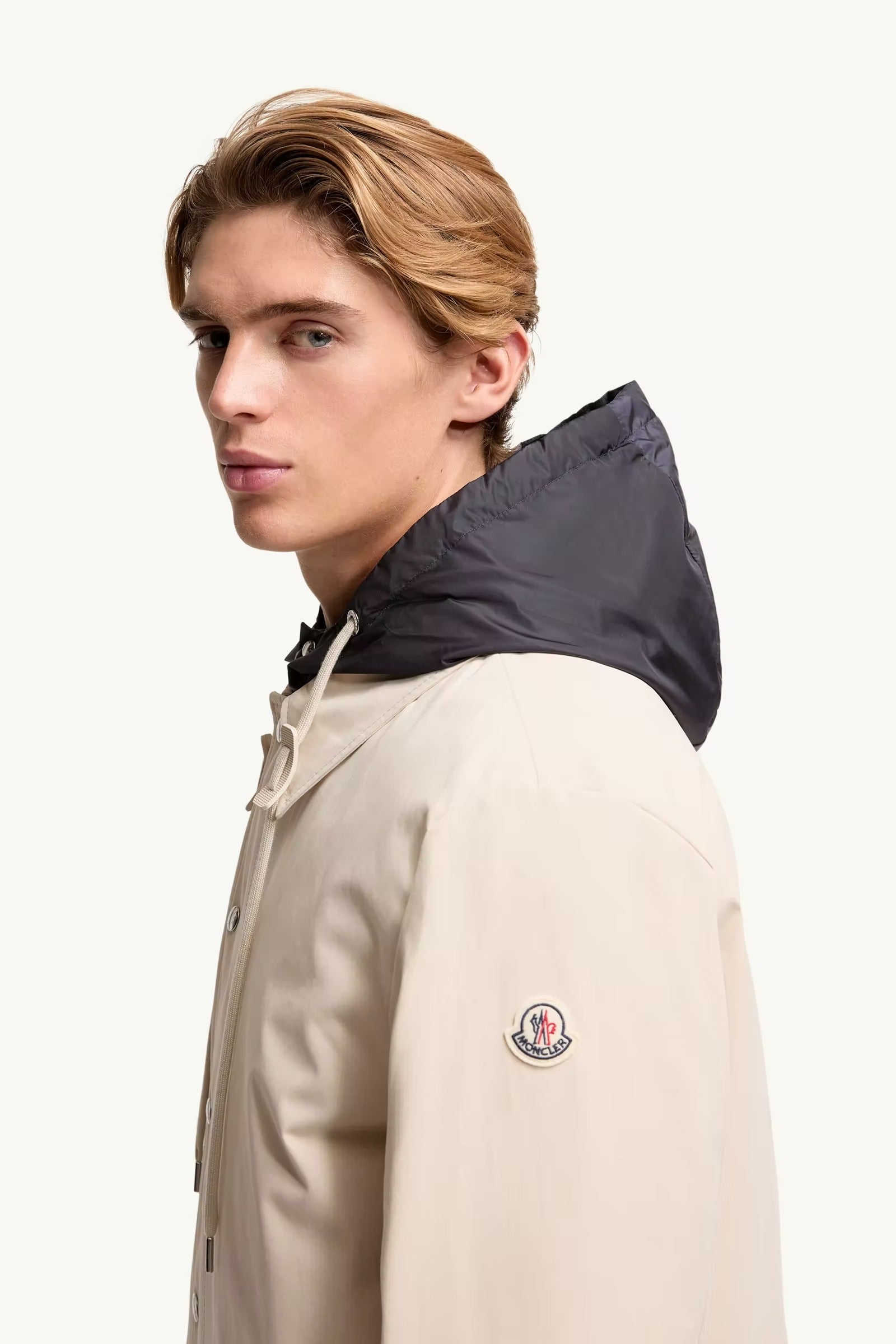 Kervoyal Hooded Long Down Parka Jacket-MONCLER-Verso