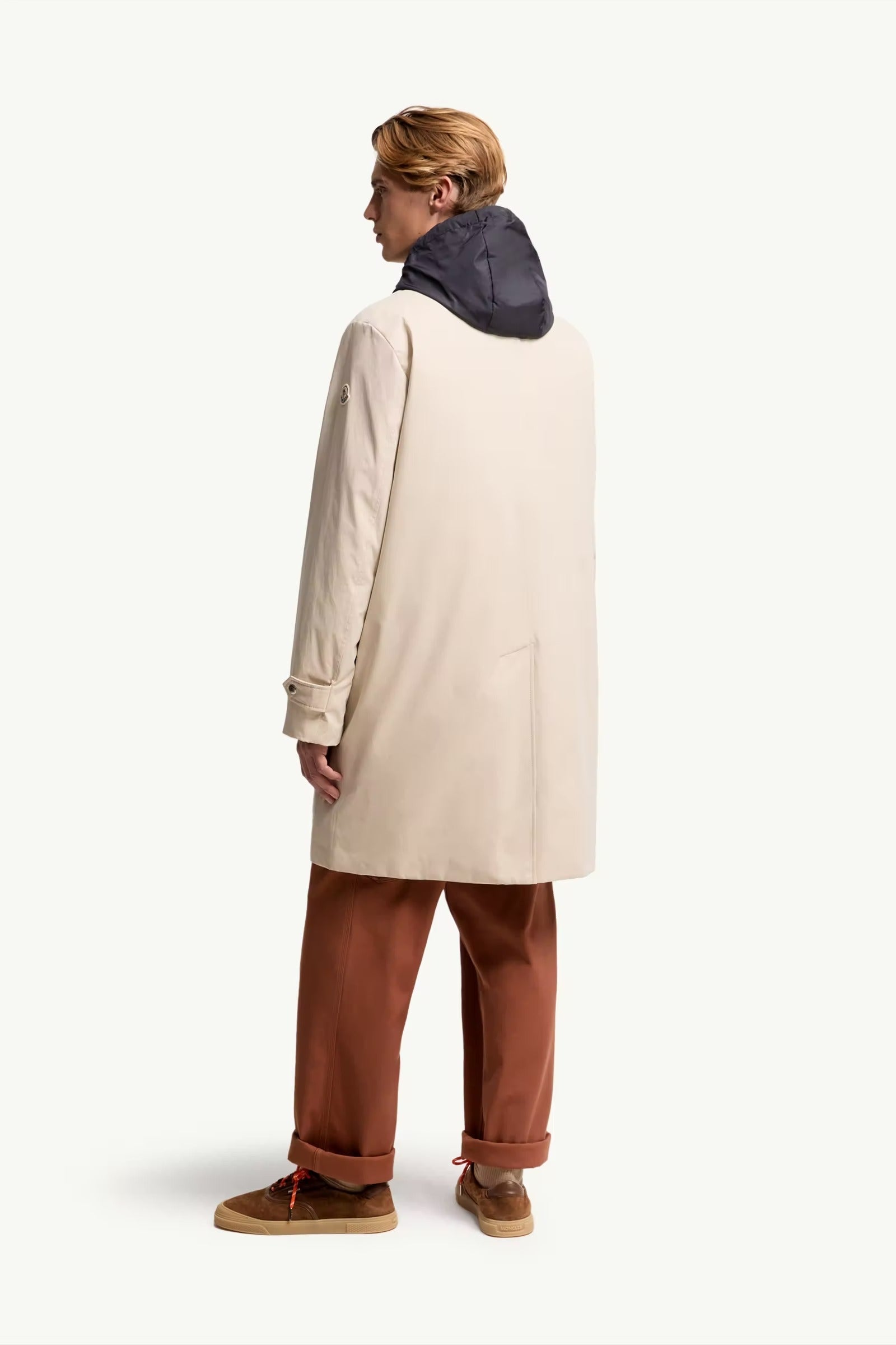 Kervoyal Hooded Long Down Parka Jacket-MONCLER-Verso