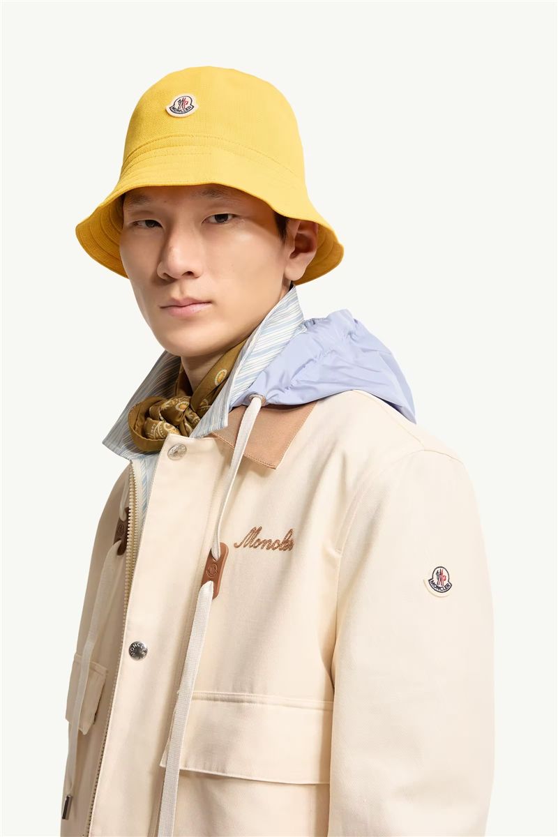 Kilke linen & cotton blend shirt jacket-MONCLER-Verso