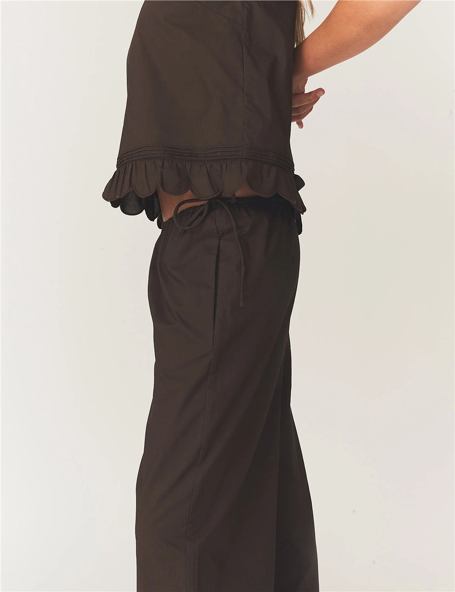 Kirsten cloth top chocolate-THE GARMENT-Verso