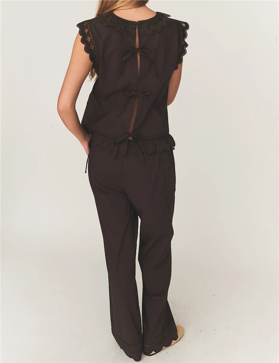 Kirsten cloth top chocolate-THE GARMENT-Verso