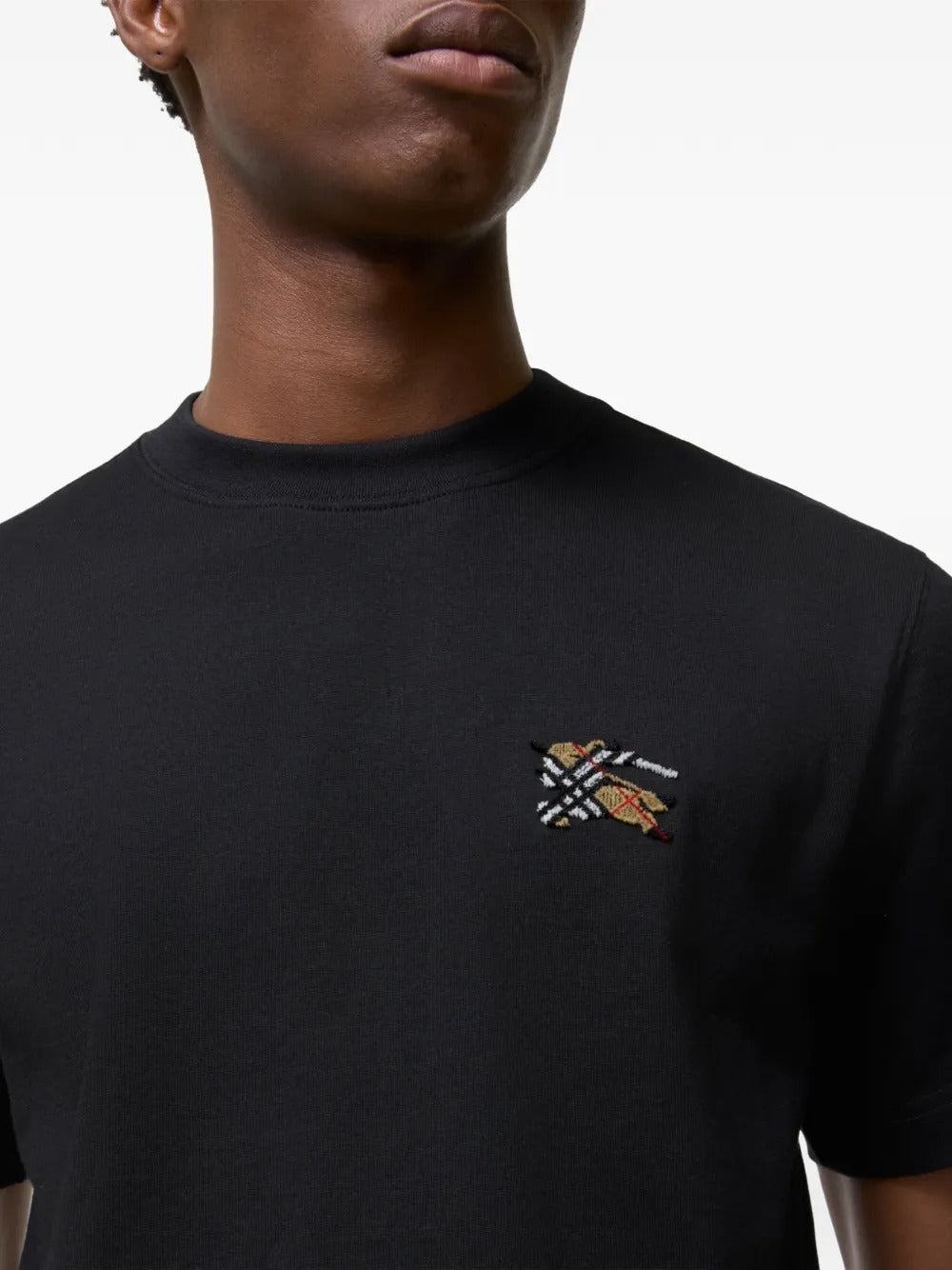 Knight cotton t-shirt-BURBERRY-Verso