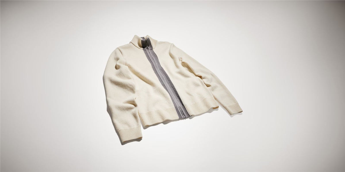 Knit wool sweater with muted web-GUCCI-Verso