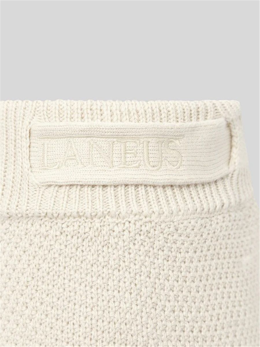 Knitted bermuda shorts-LANEUS-Verso