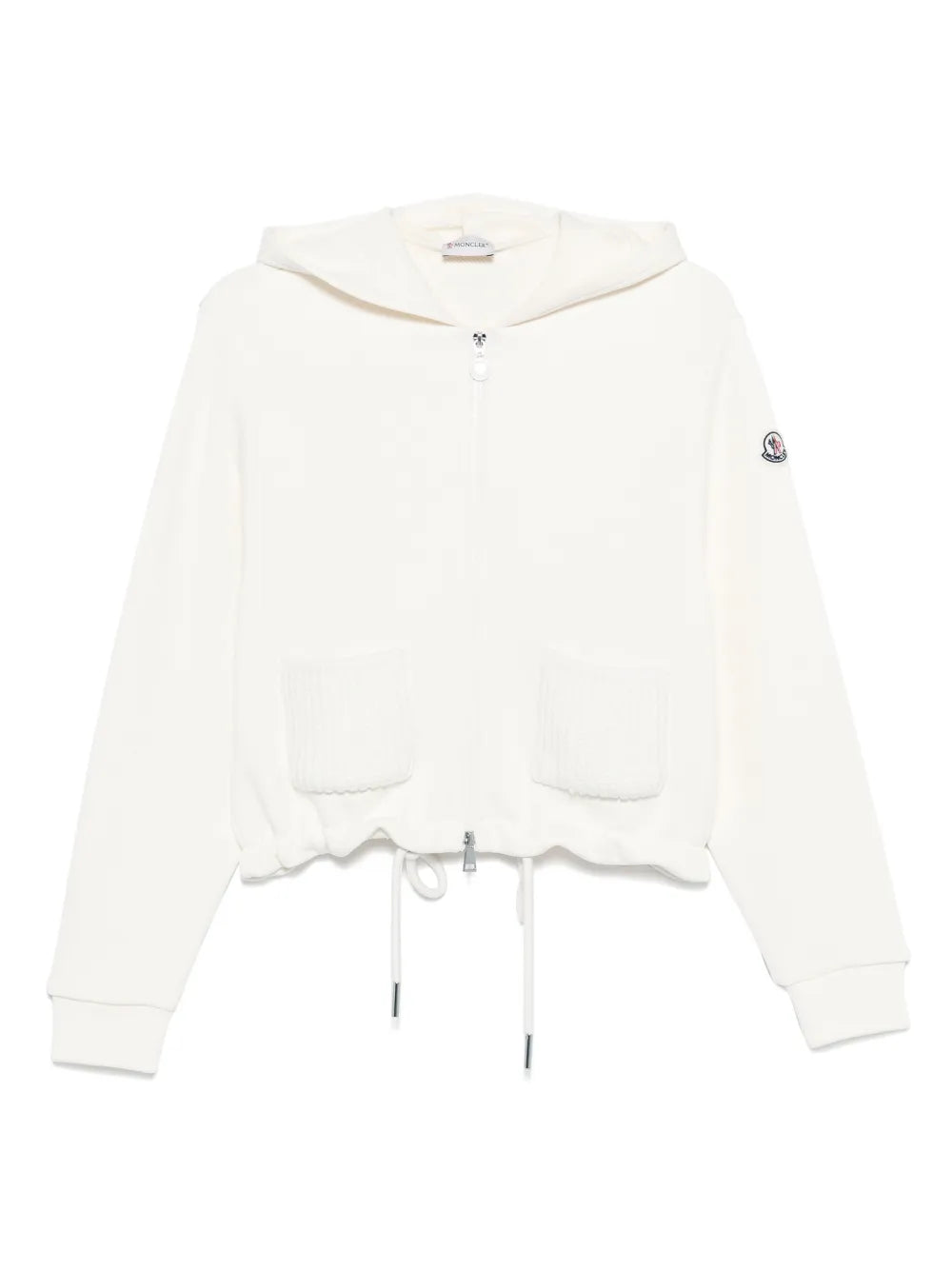 Knitted-pocket hoodie-MONCLER-Verso