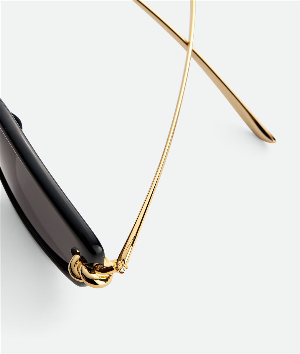 Knot rectangular sunglasses-BOTTEGA VENETA-Verso