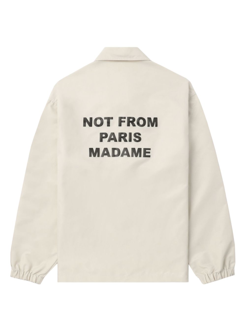 La vest slogan lightweight jacket-DRÔLE DE MONSIEUR-Verso