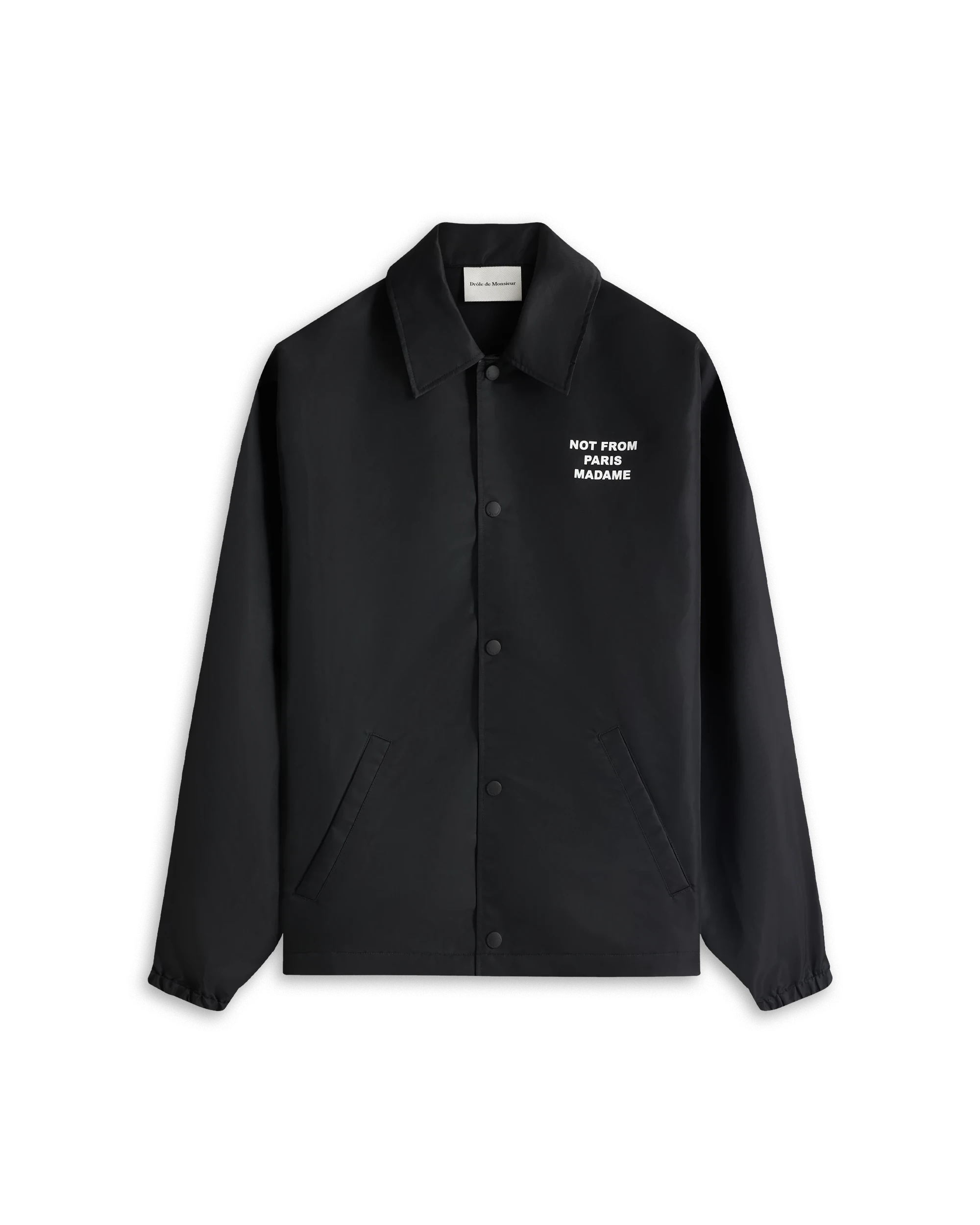 La vest slogan lightweight jacket-DRÔLE DE MONSIEUR-Verso