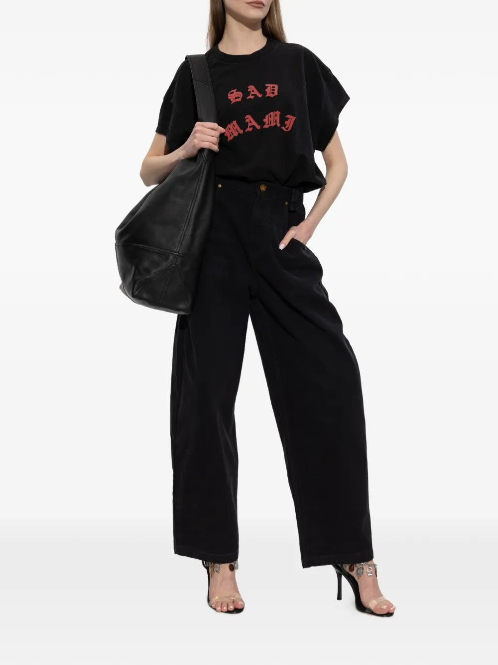 Label denim trousers-WILLY CHAVARRIA-Verso