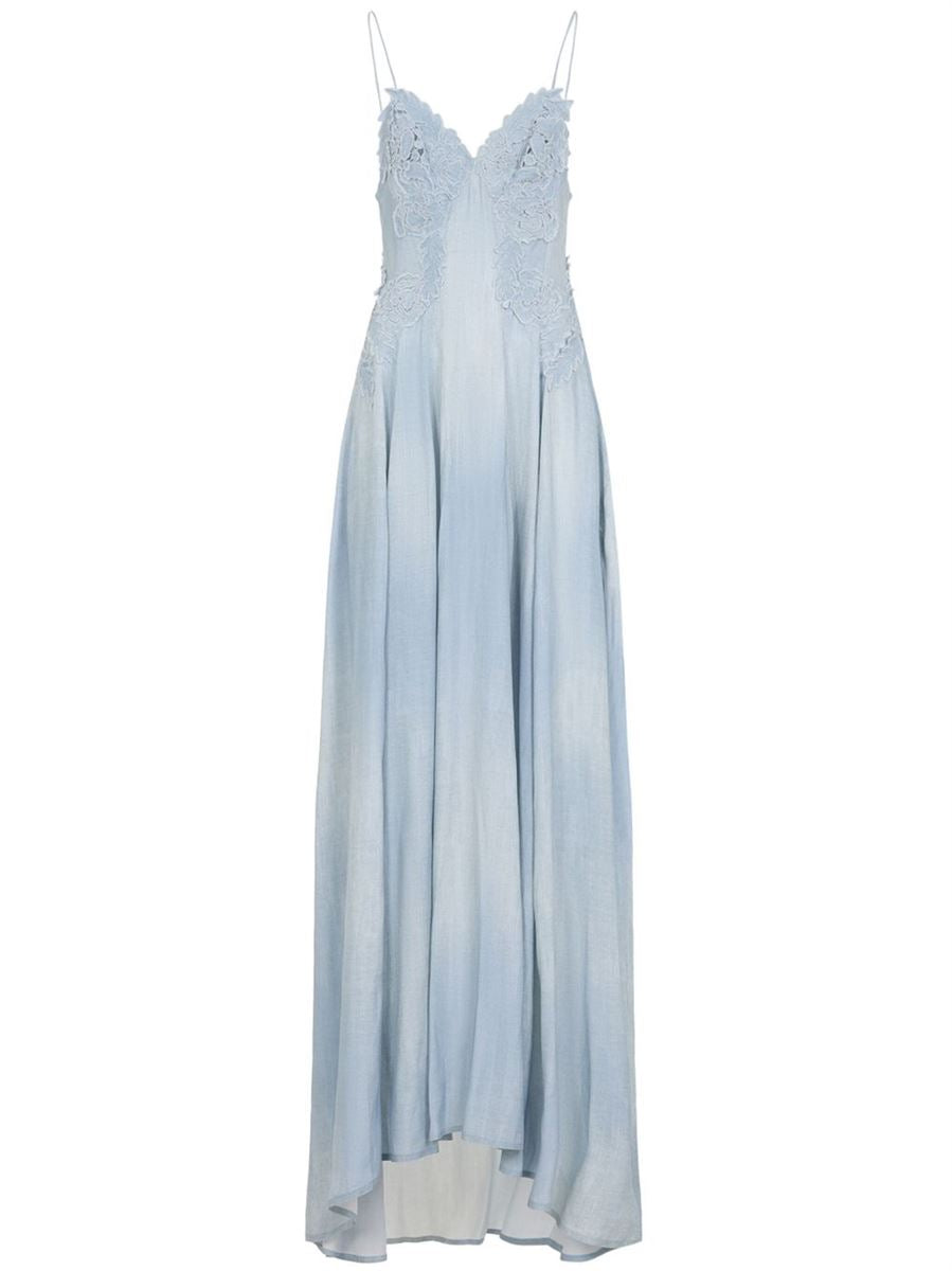 LACE-APPLIQUÉ MAXI DRESS -  ERMANNO SCERVINO -  Verso
