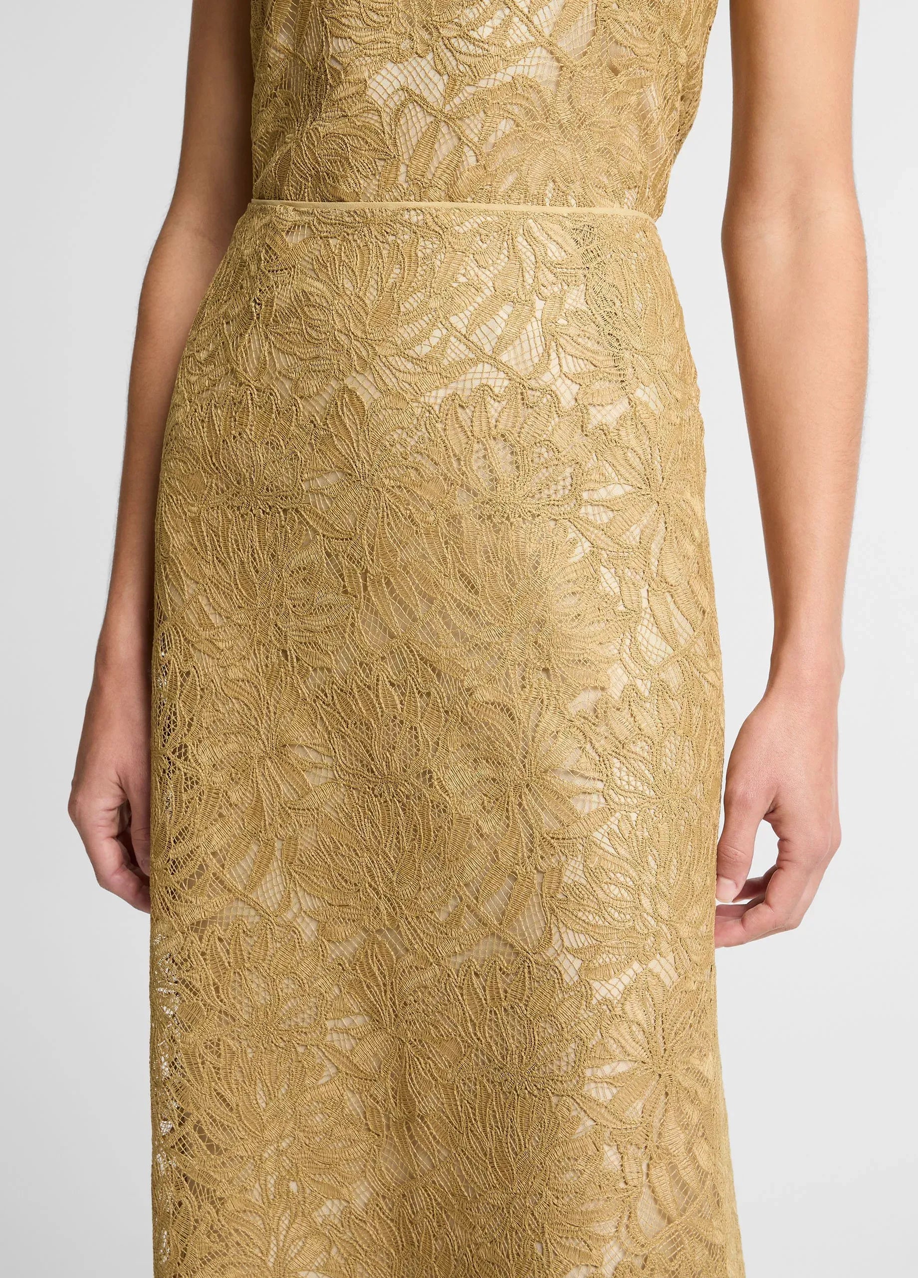 Lace slip skirt-VINCE-Verso