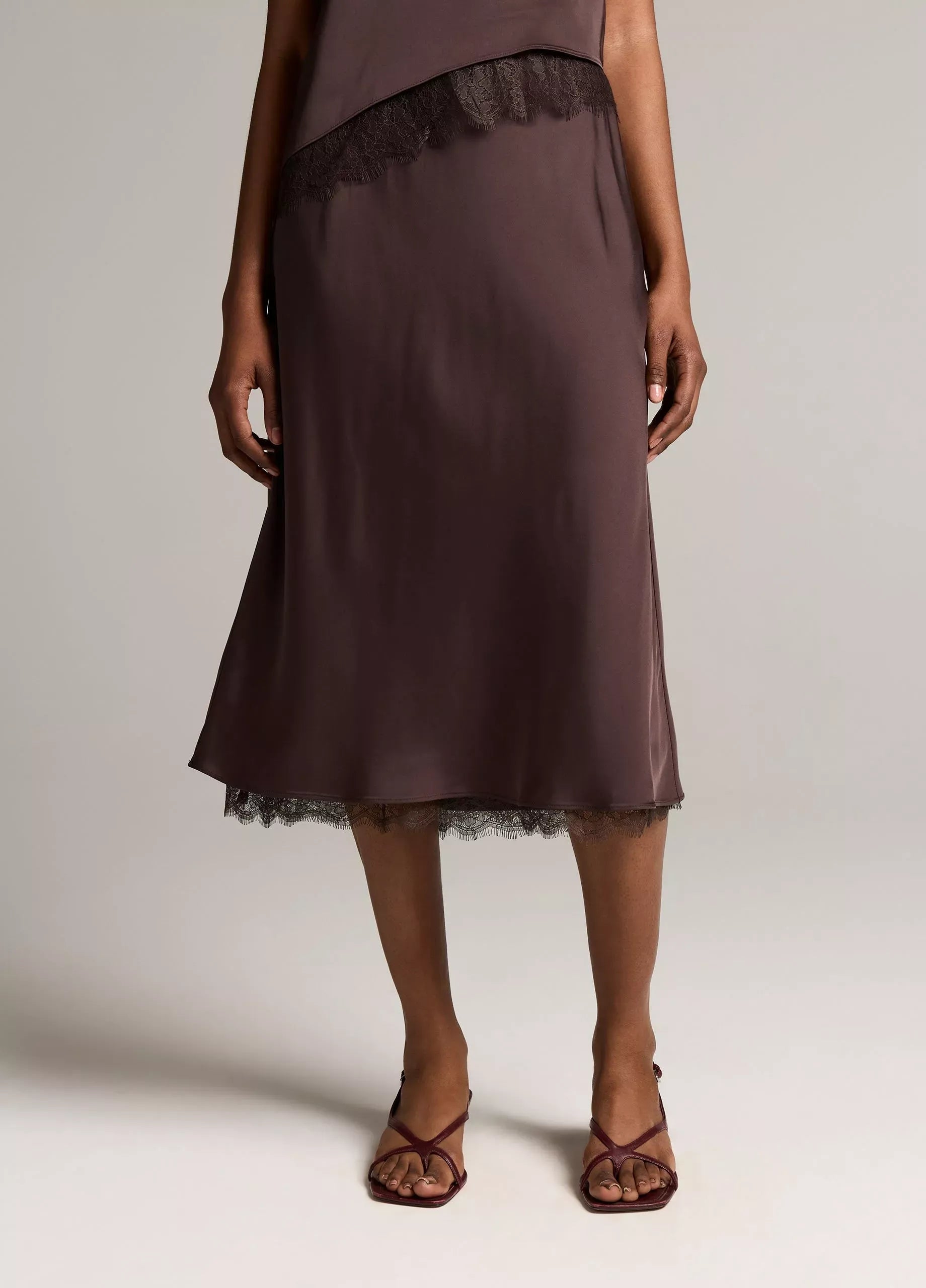 Lace-Trim Midi Skirt-VINCE-Verso
