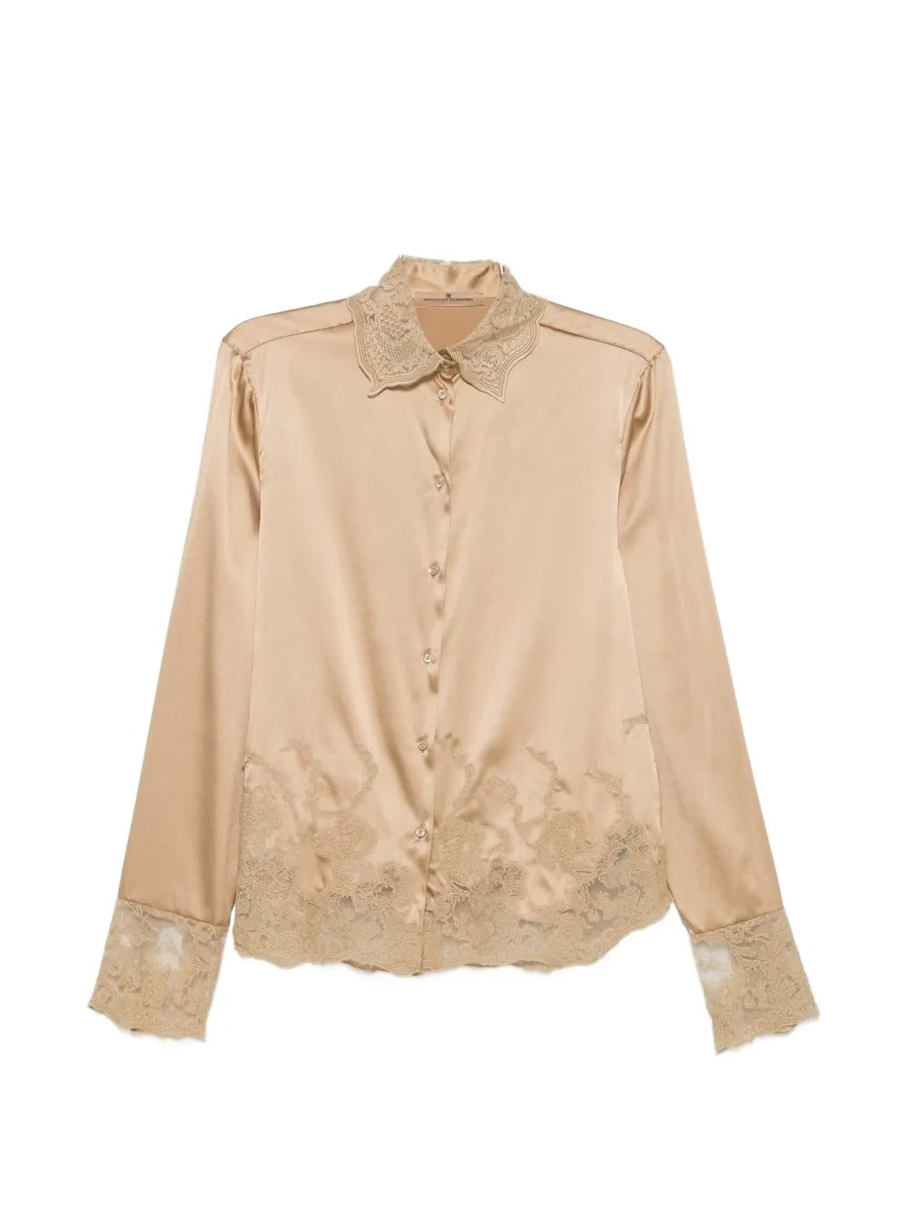 Lace-trim shirt-ERMANNO SCERVINO-312974-40-Verso