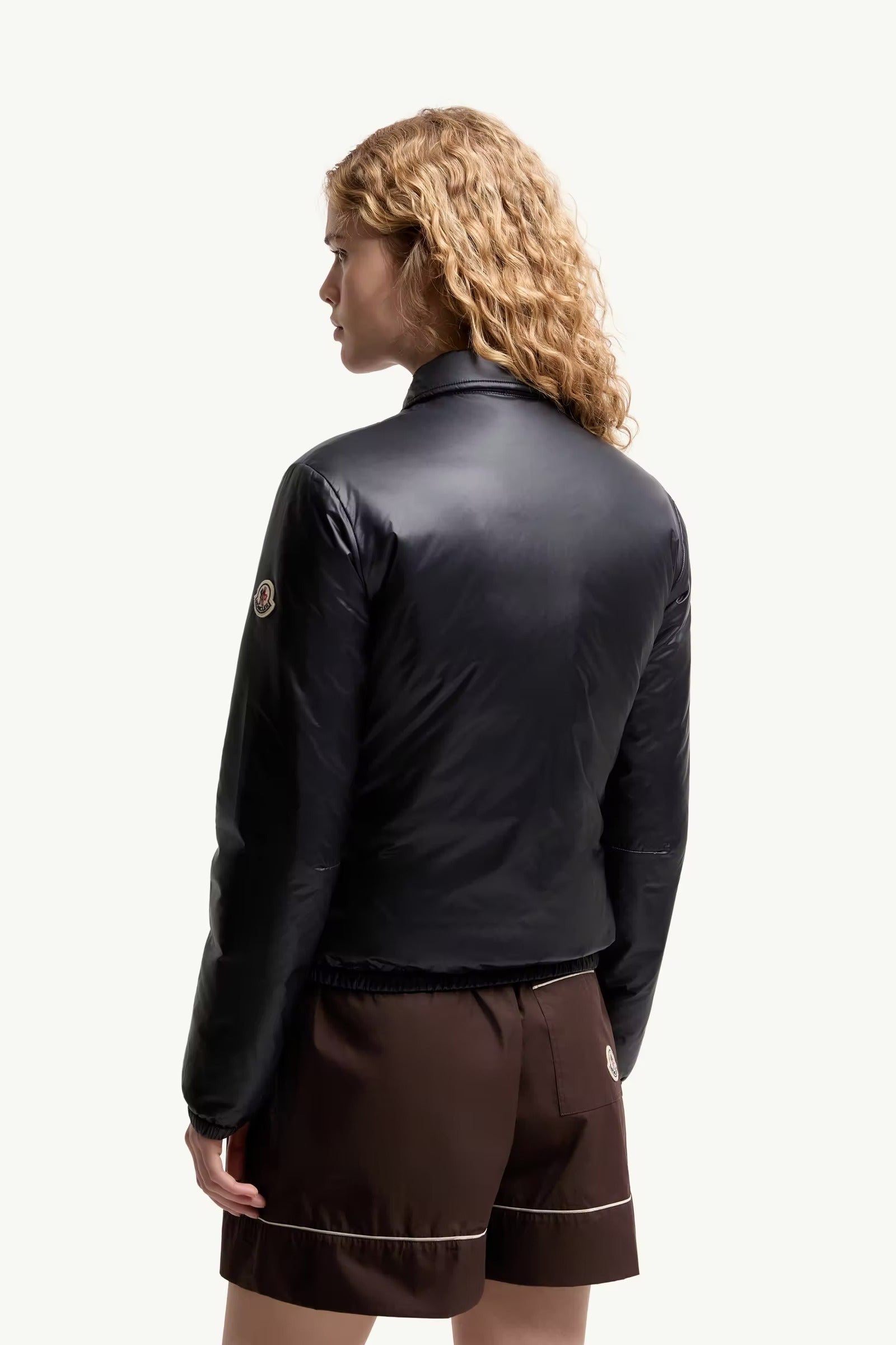 Lanset packable short down shirt jacket-MONCLER-Verso