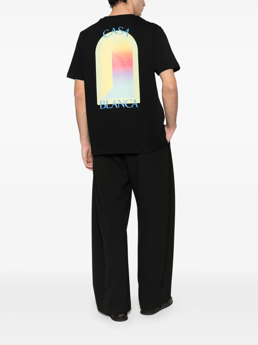 Lárche graphic classic t-shirt-CASABLANCA-Verso