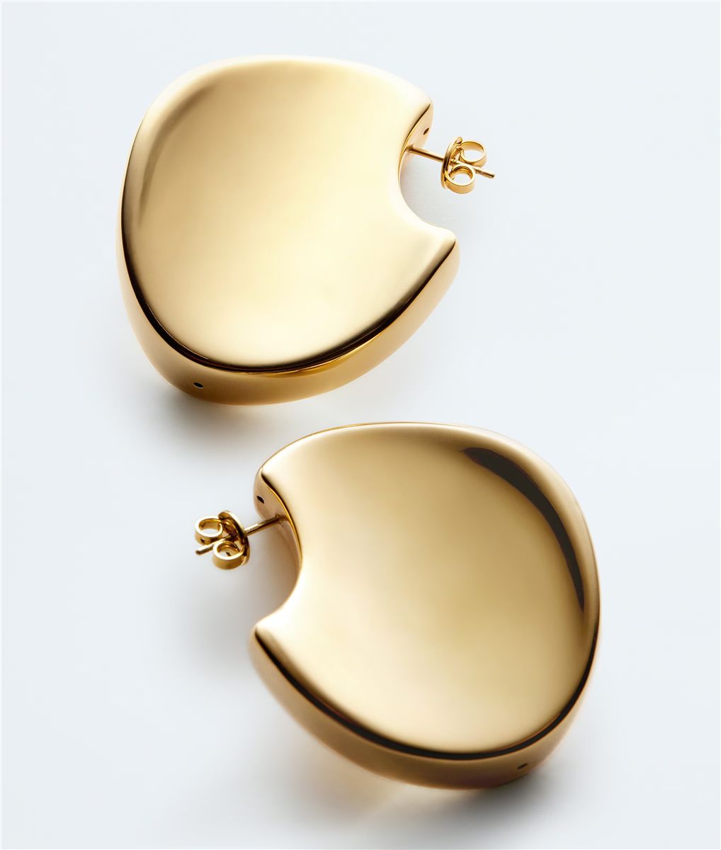 Large disc earrings-BOTTEGA VENETA-Verso
