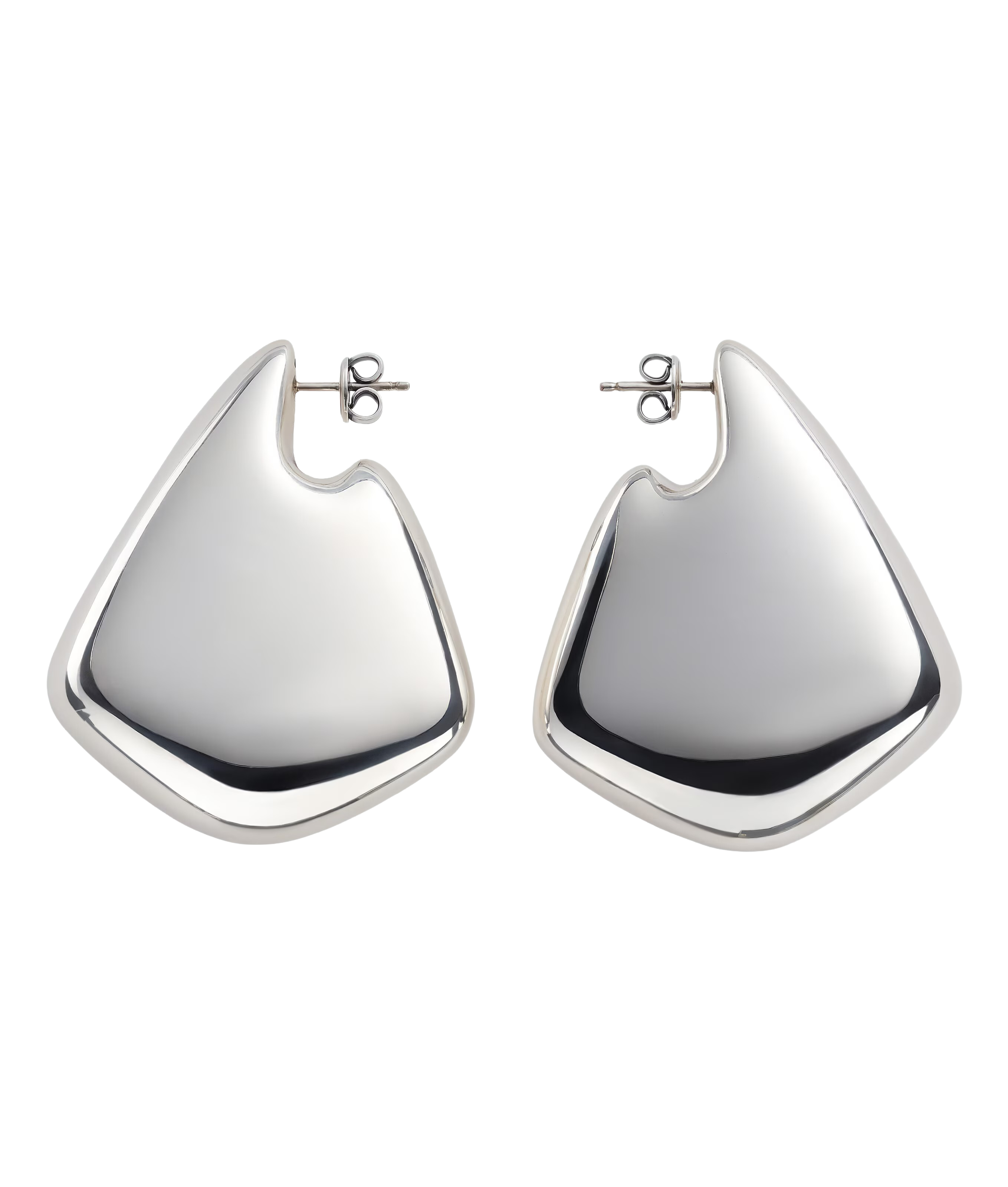 Large fin earrings-BOTTEGA VENETA-Verso