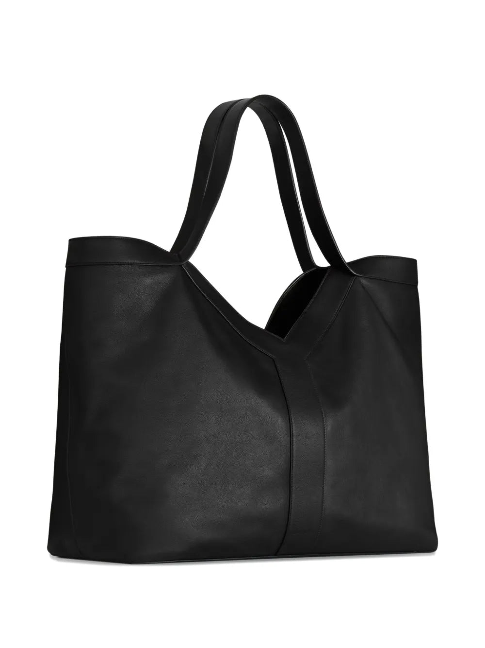 Large y leather tote bag-SAINT LAURENT-Verso