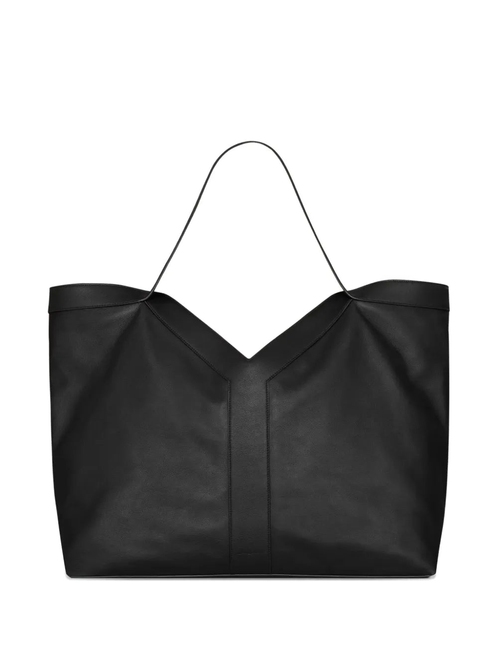 Large y leather tote bag-SAINT LAURENT-Verso