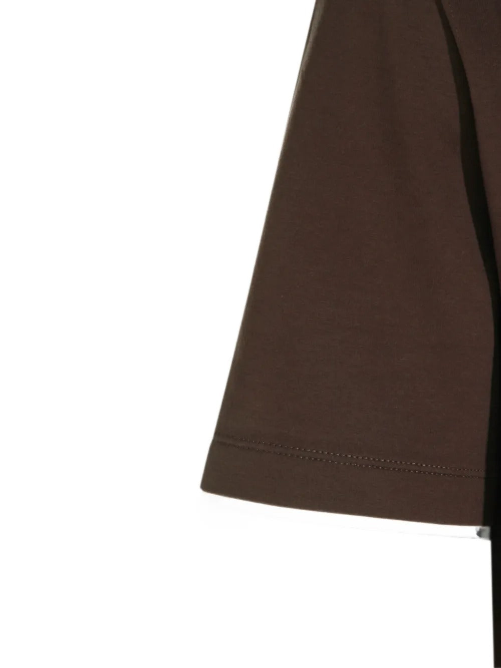 Layered-trim cotton t-shirt-BRUNELLO CUCINELLI-Verso