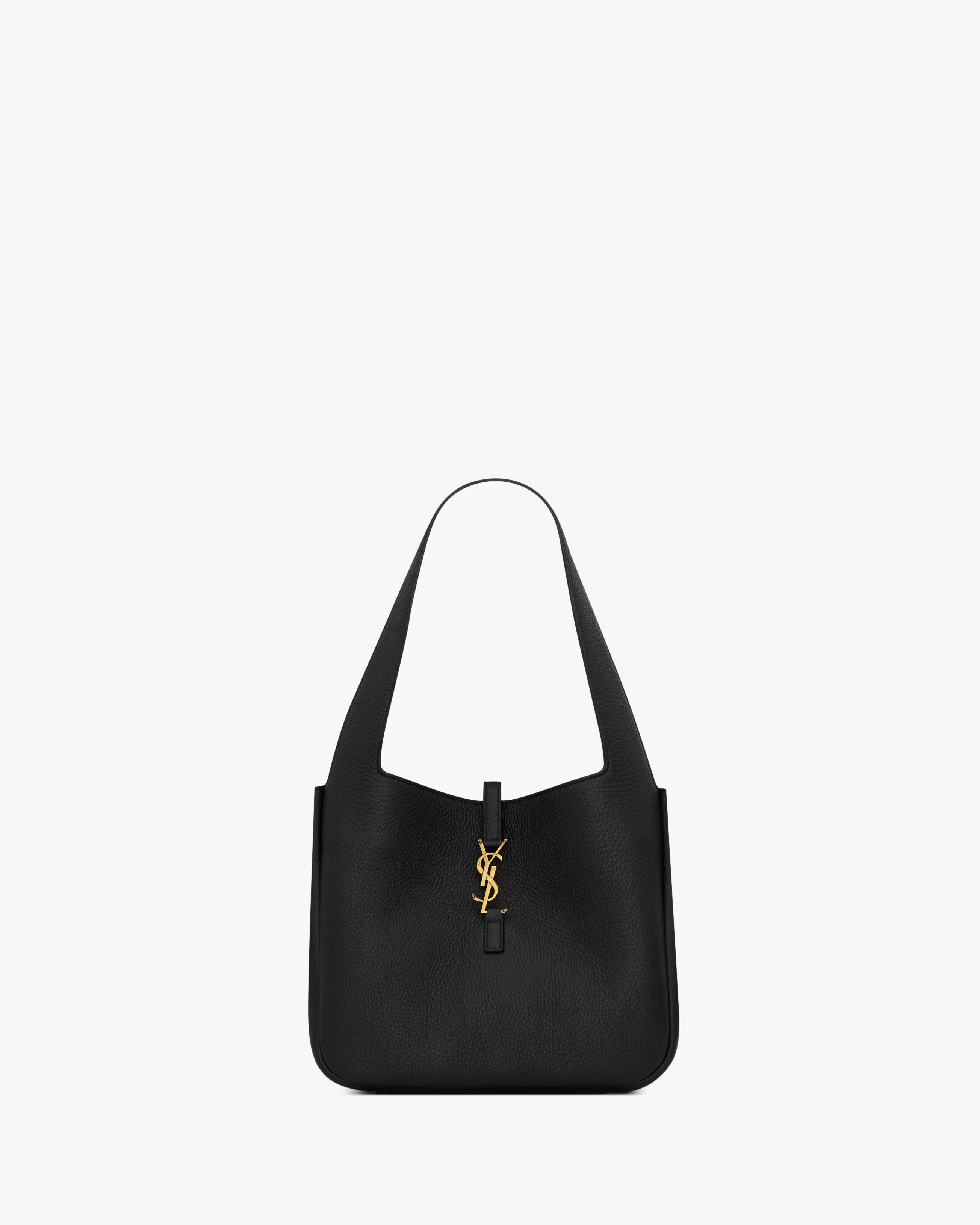 Le 5 à 7 small bea in grained leather-SAINT LAURENT-Verso