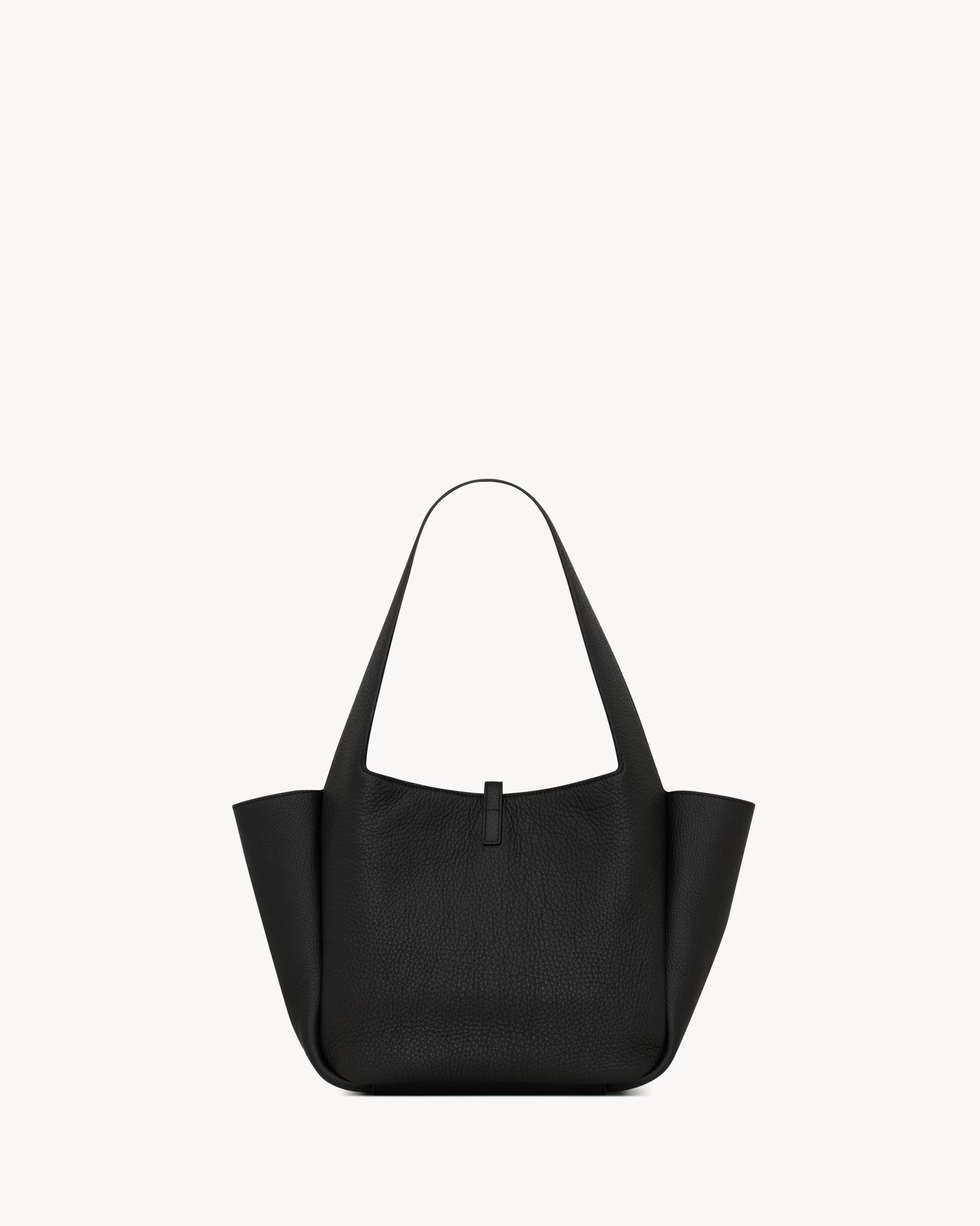 Le 5 à 7 small bea in grained leather-SAINT LAURENT-Verso