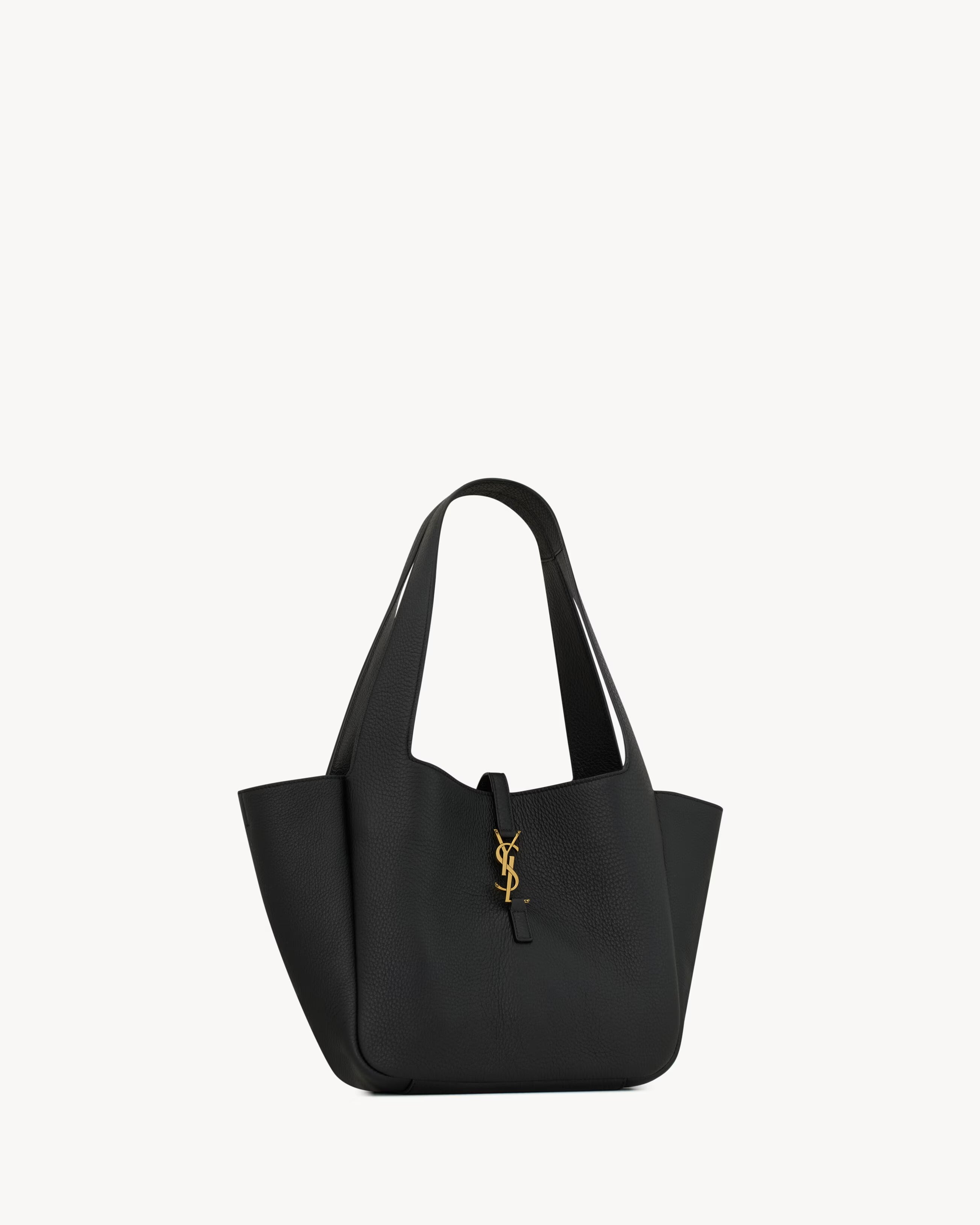 Le 5 à 7 small bea in grained leather-SAINT LAURENT-Verso