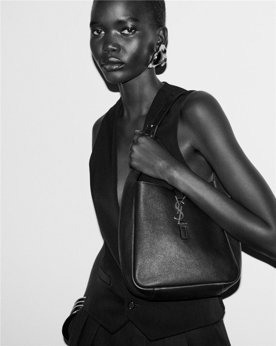le 5 à 7 supple small in suede-SAINT LAURENT-Verso