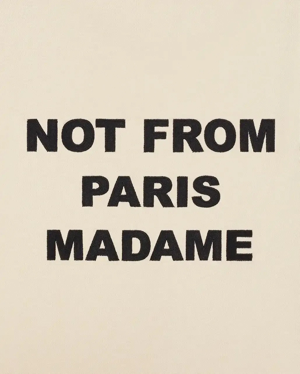 Le Hoodie Slogan-DRÔLE DE MONSIEUR-Verso