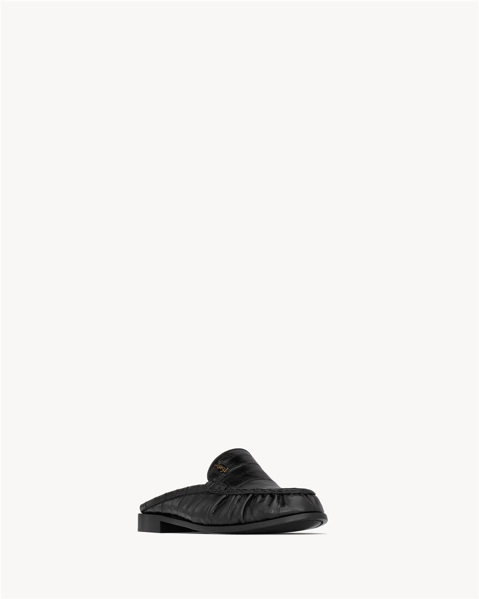 Le loafer mules in eel-SAINT LAURENT-Verso