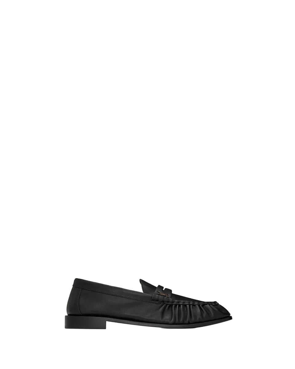 Le loafer supple in matte leather-SAINT LAURENT-Verso