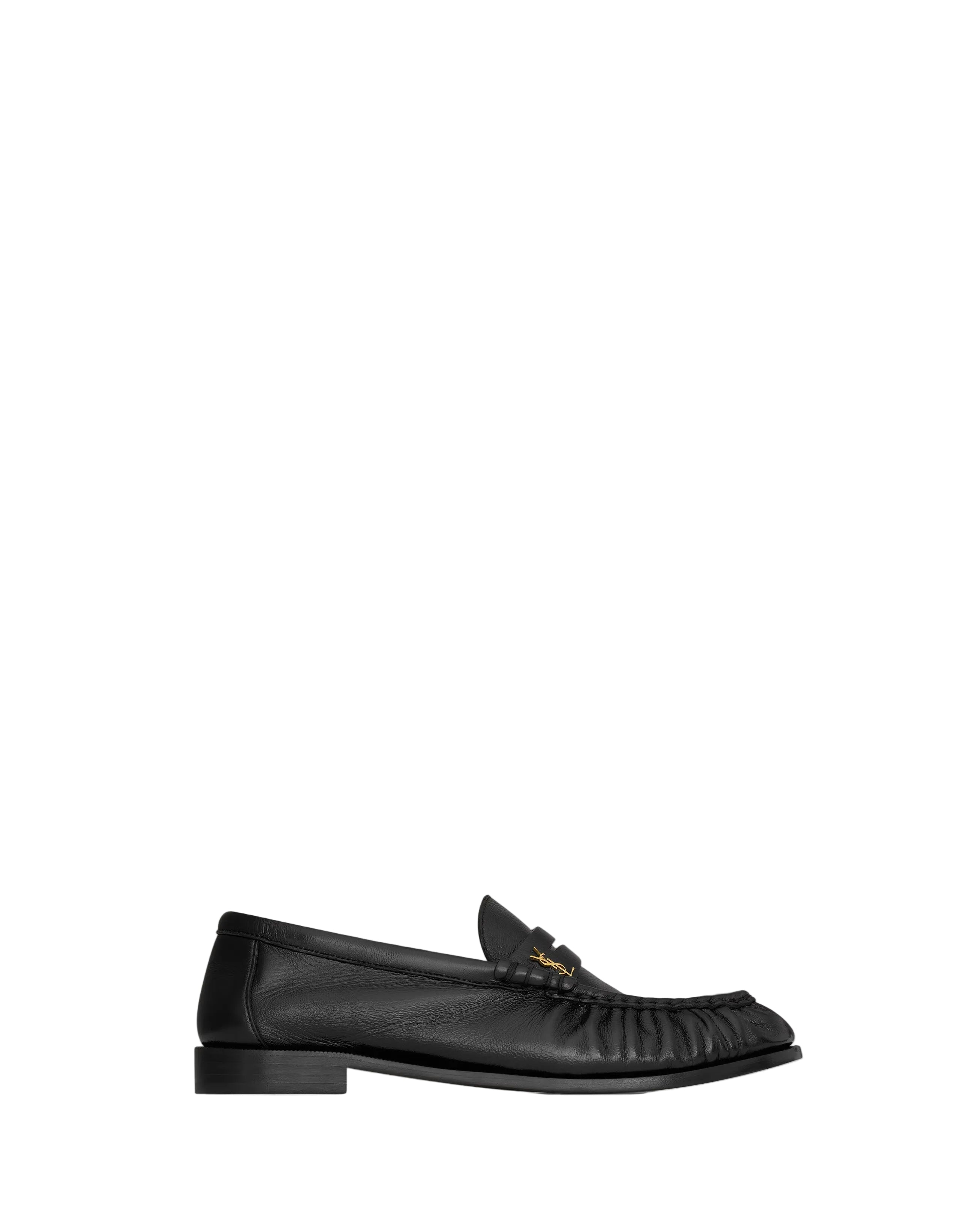 Le loafer supple in shiny leather-SAINT LAURENT-311046-36-Verso