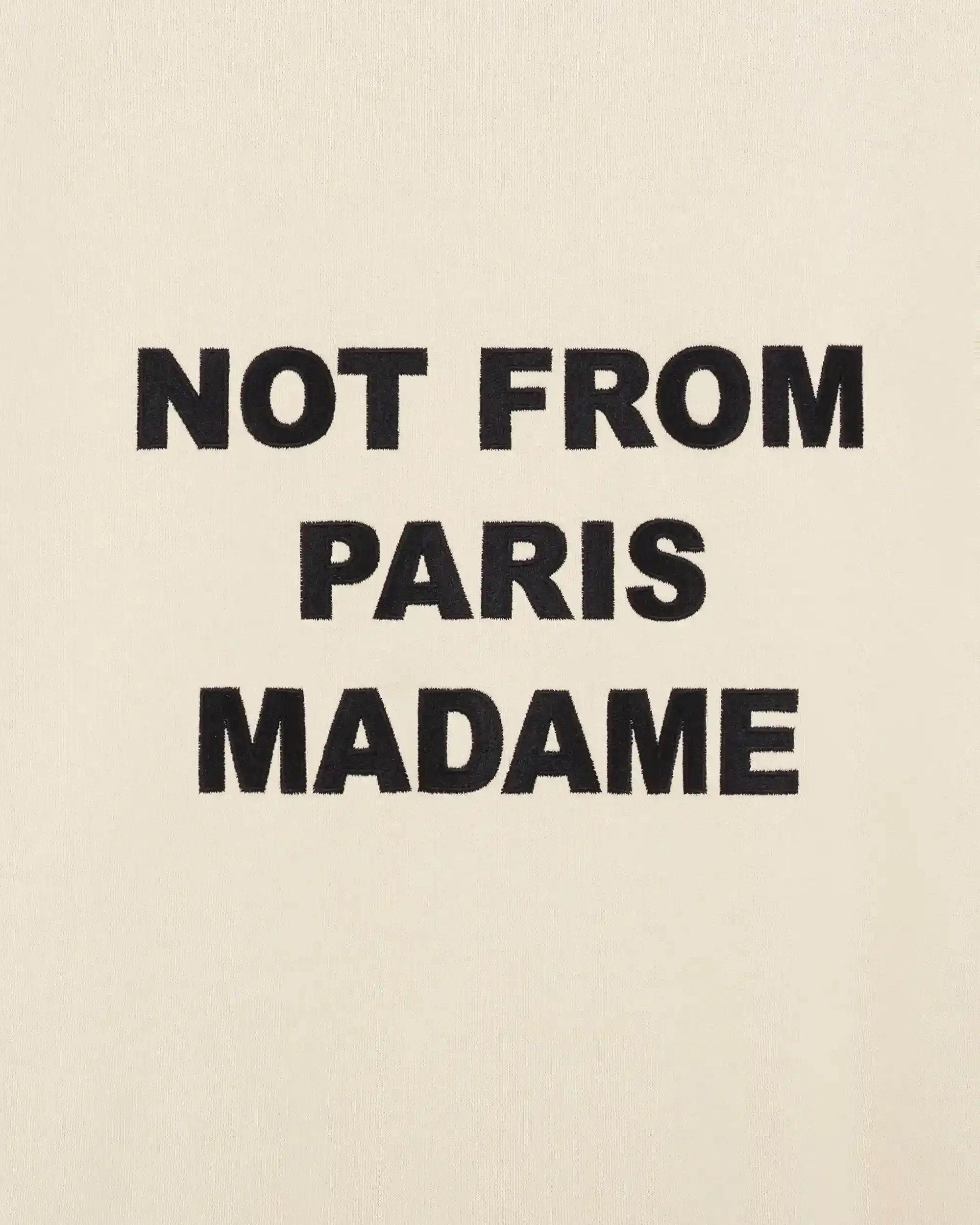 Le Sweatshirt Slogan-DRÔLE DE MONSIEUR-Verso