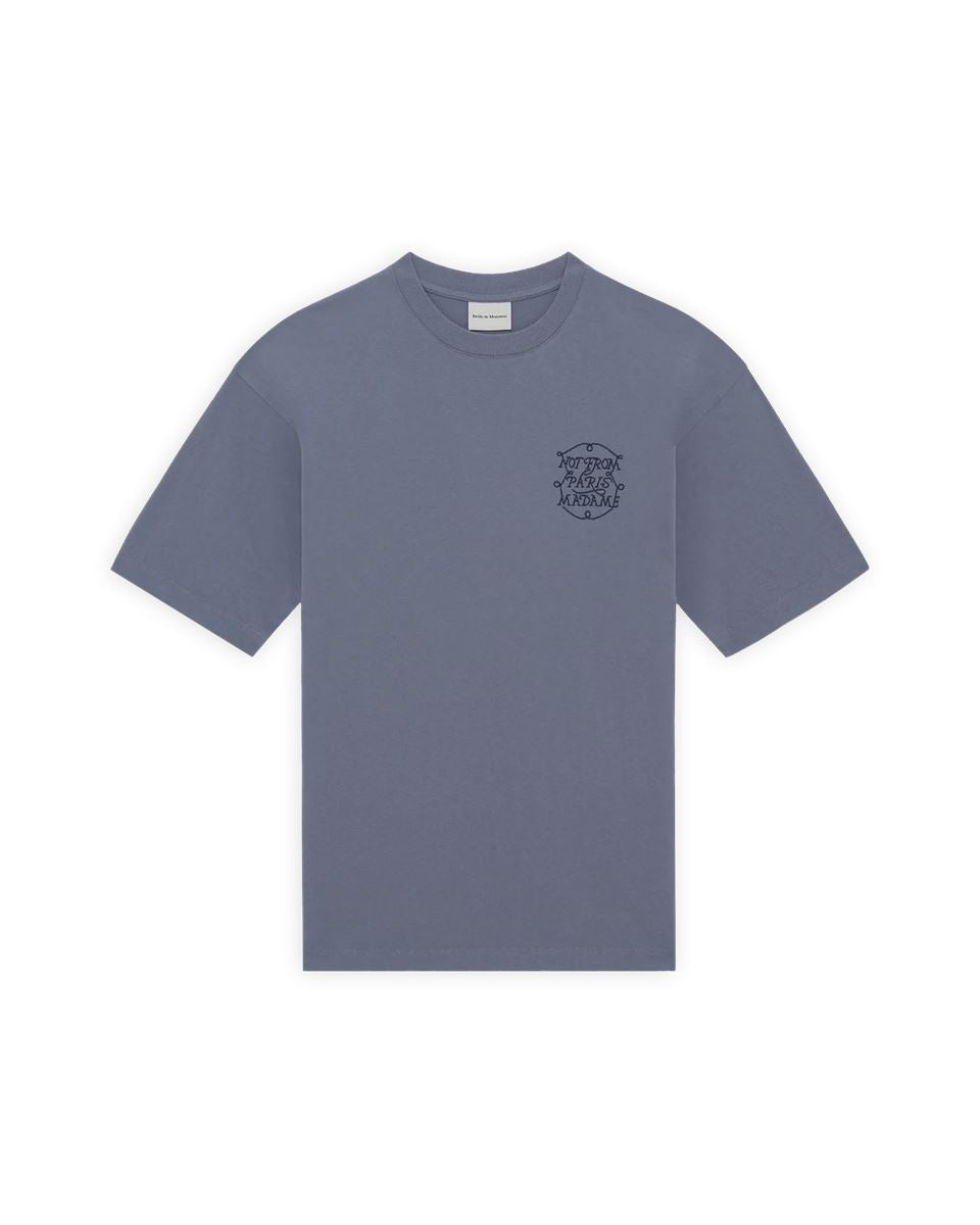 le t-shirt slogan tresses-DROLE DE MONSIEUR-Verso